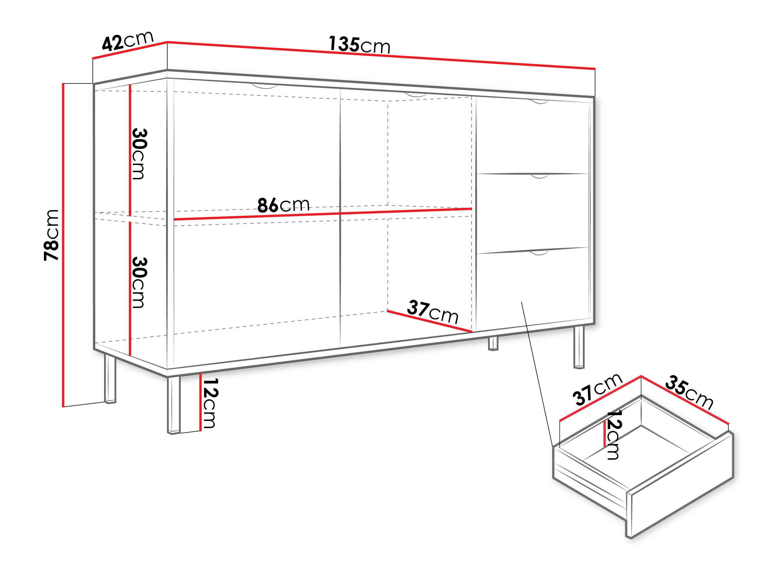 Cómoda Comfivo Elblare I
