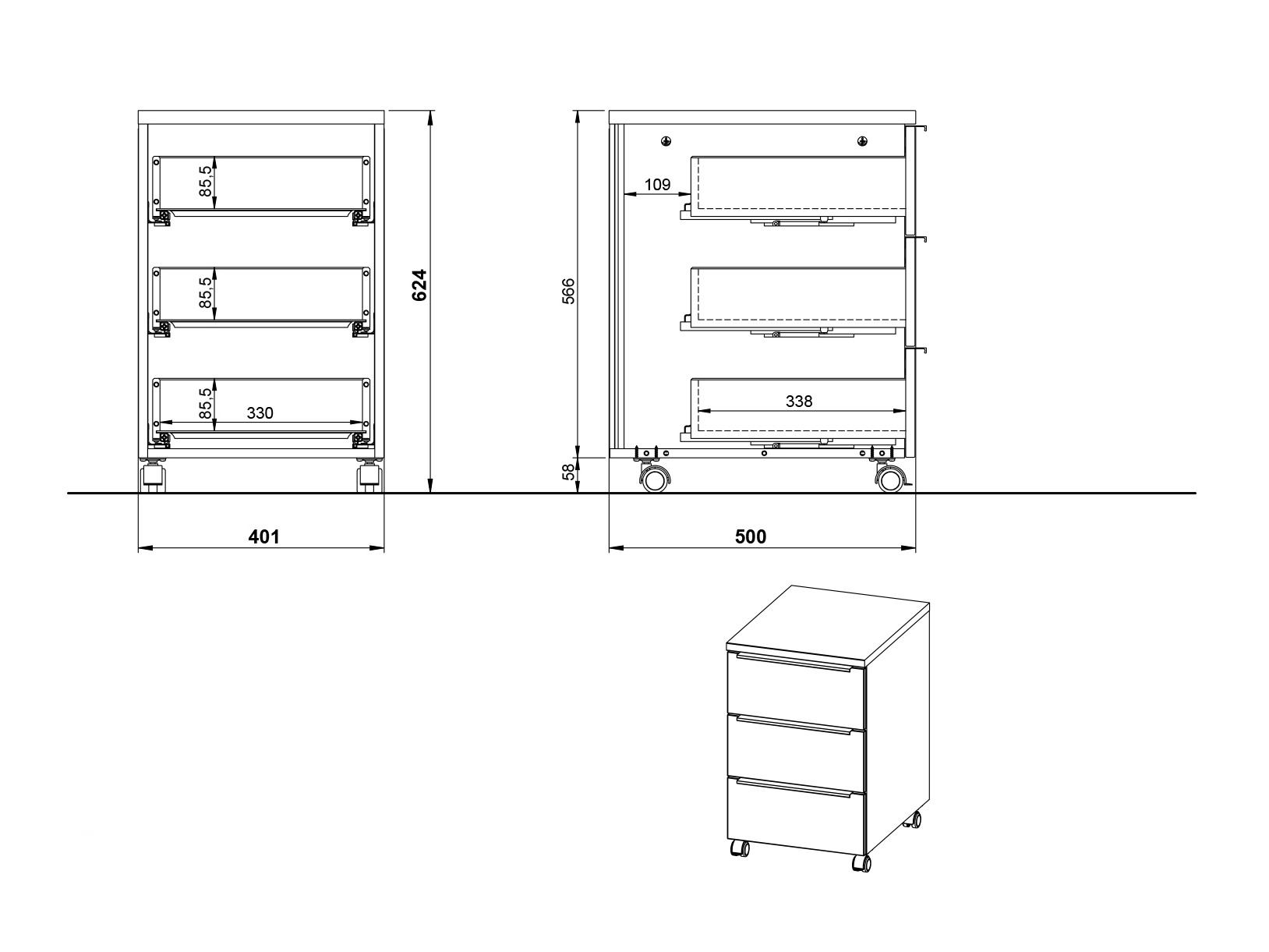 Archivador Elbcali 105