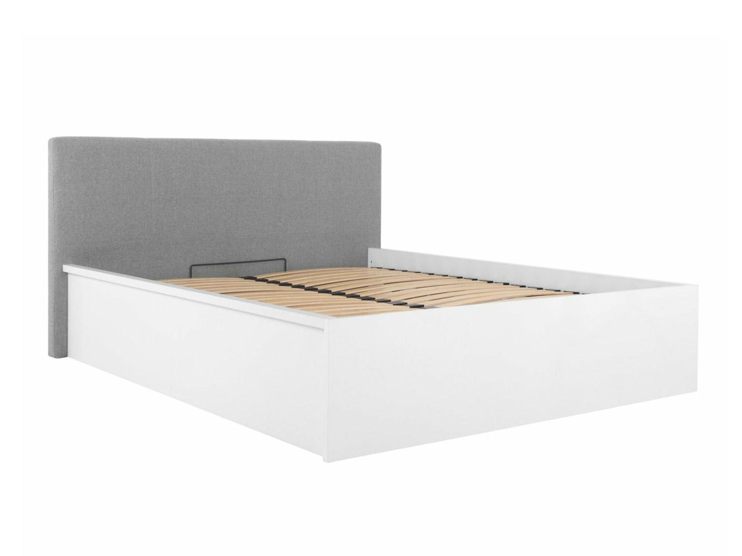 Cama Livevaro 123 (Blanco brillante + Gris)