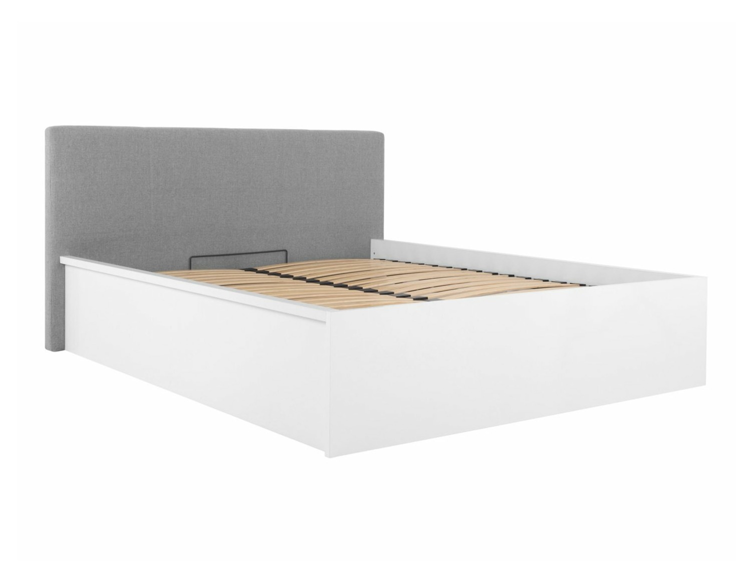 Cama Livevaro 123 (Blanco brillante + Gris)