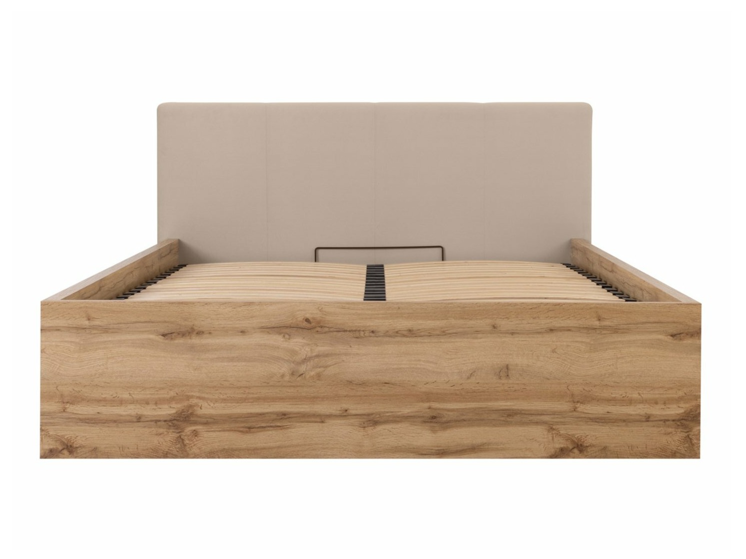 Cama Livevaro 123 (Roble wotan + Beige)