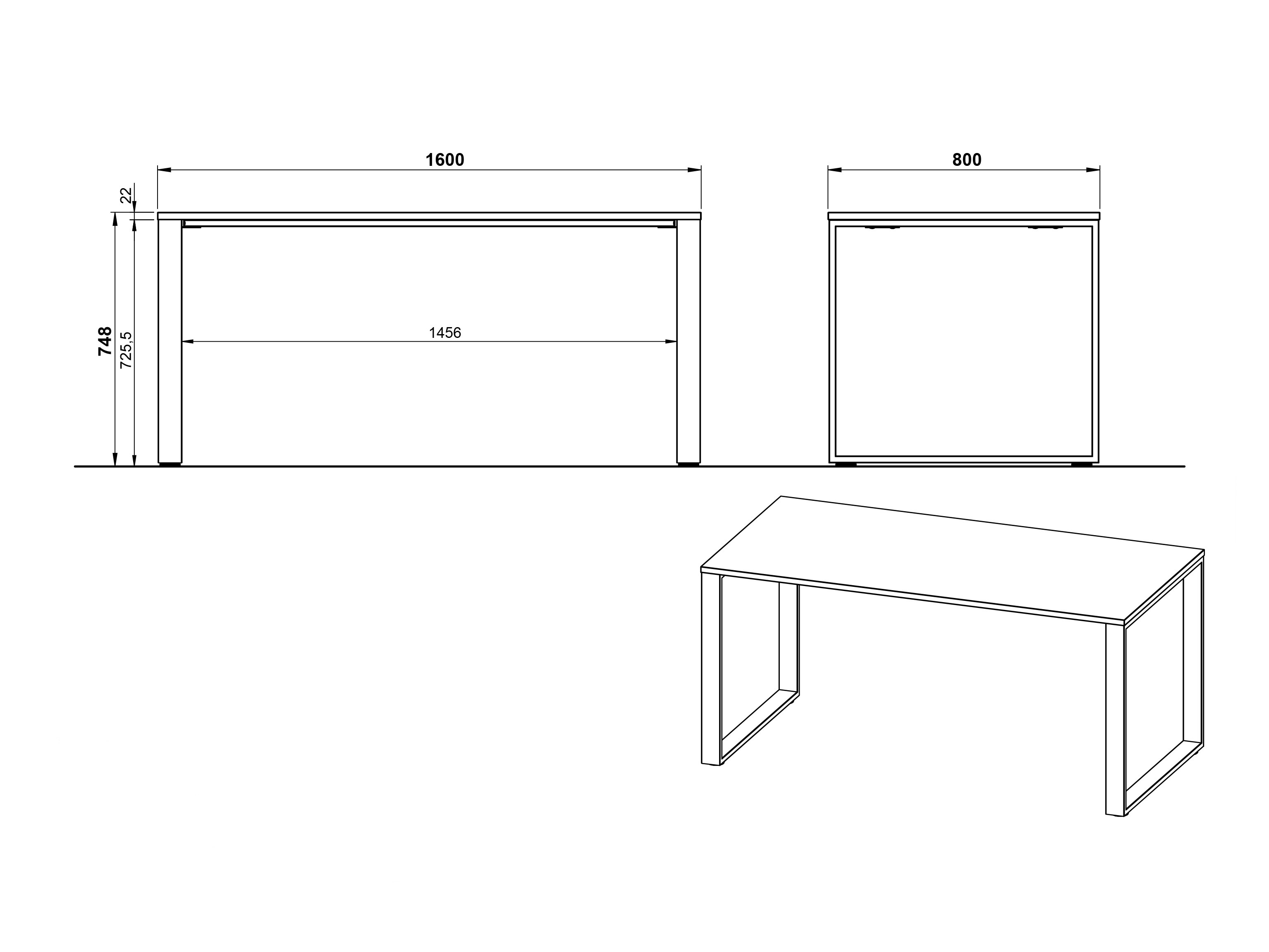 Conjunto para oficina en casa Elbcali 106