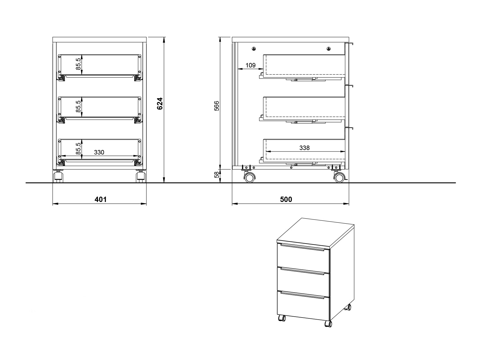 Conjunto para oficina en casa Elbcali 106