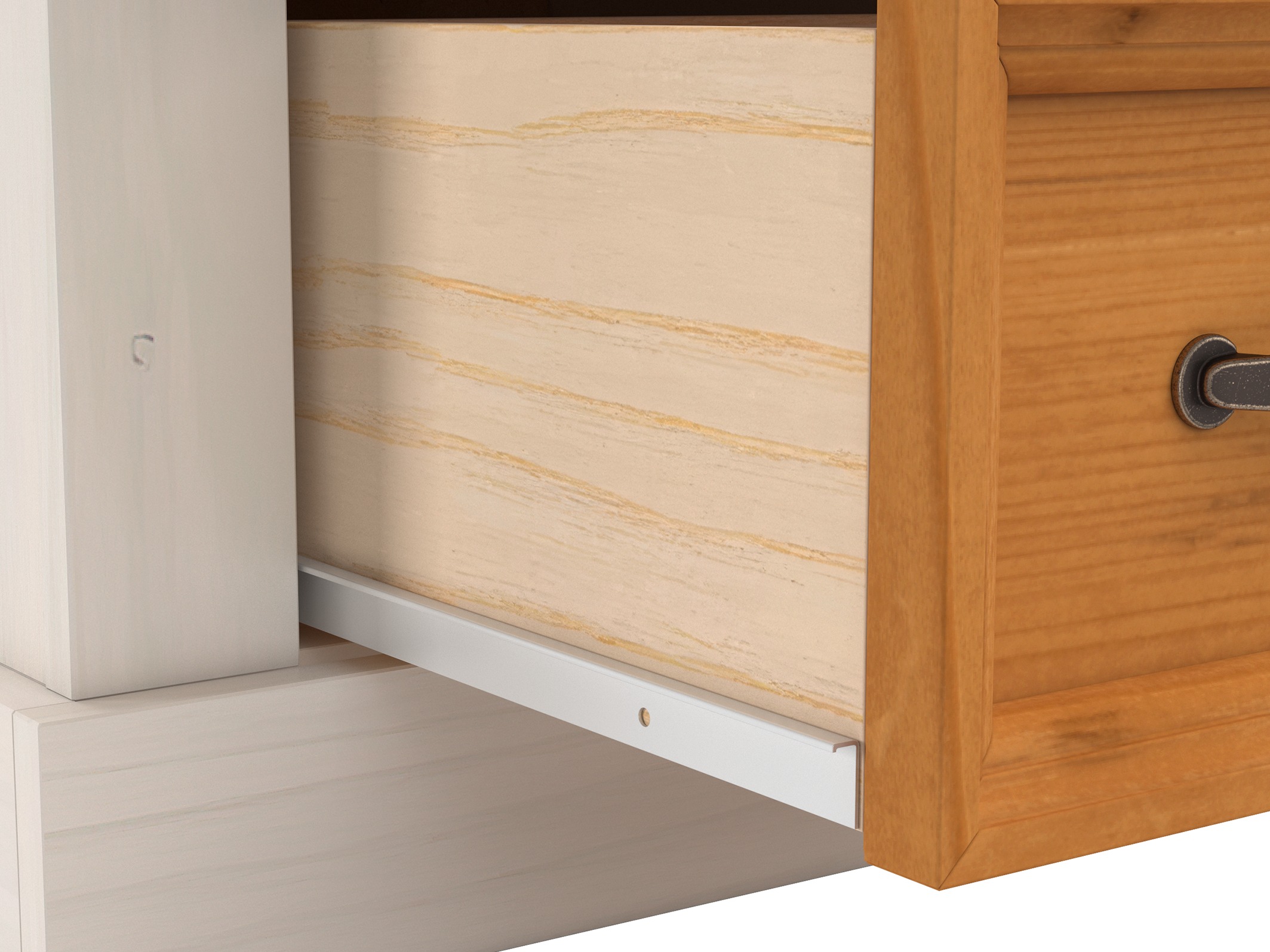 Cómoda Tolelio 126 (Blanco + Pino)