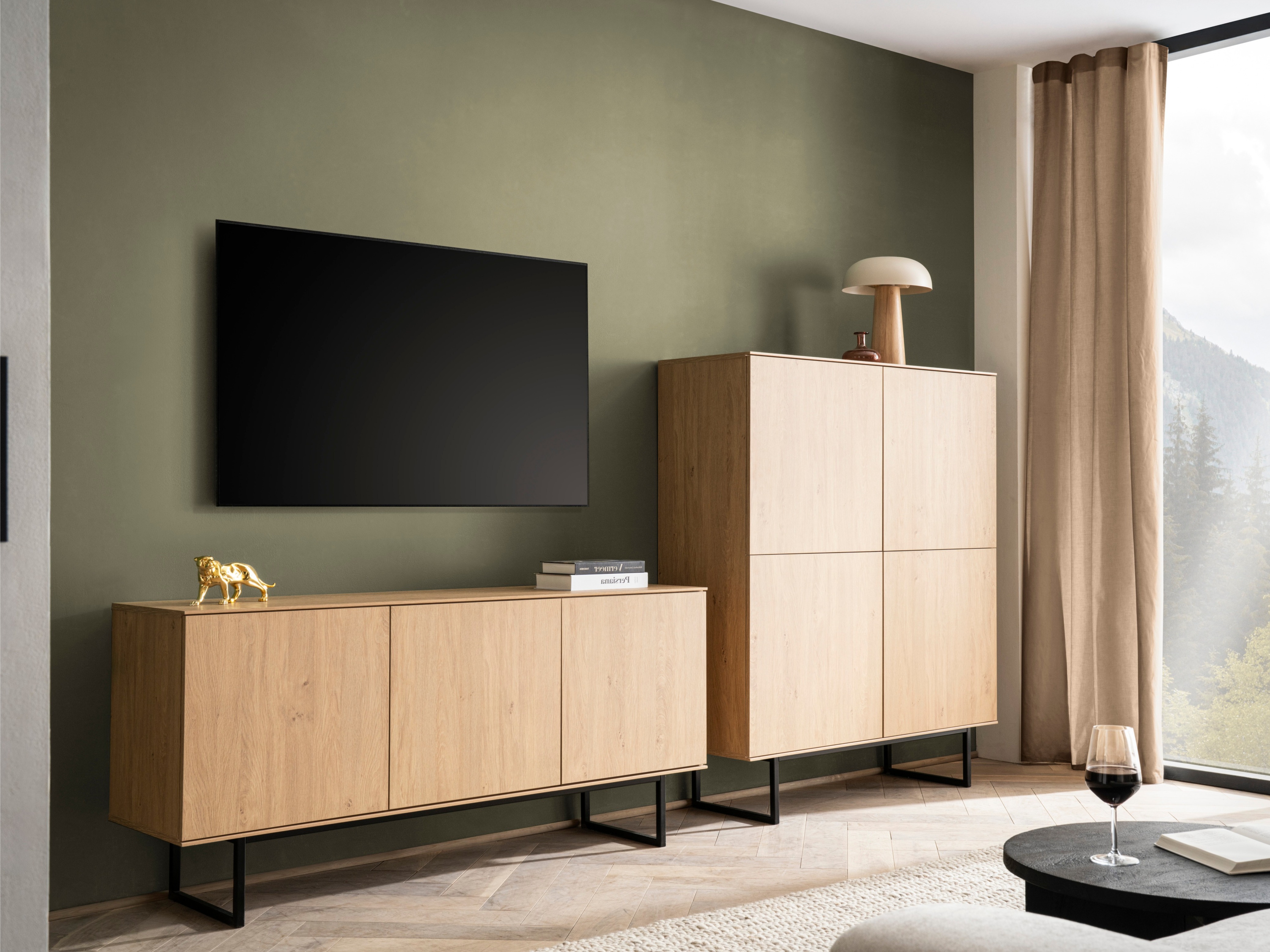 Conjunto de salón Bentesa 124 (Roble)