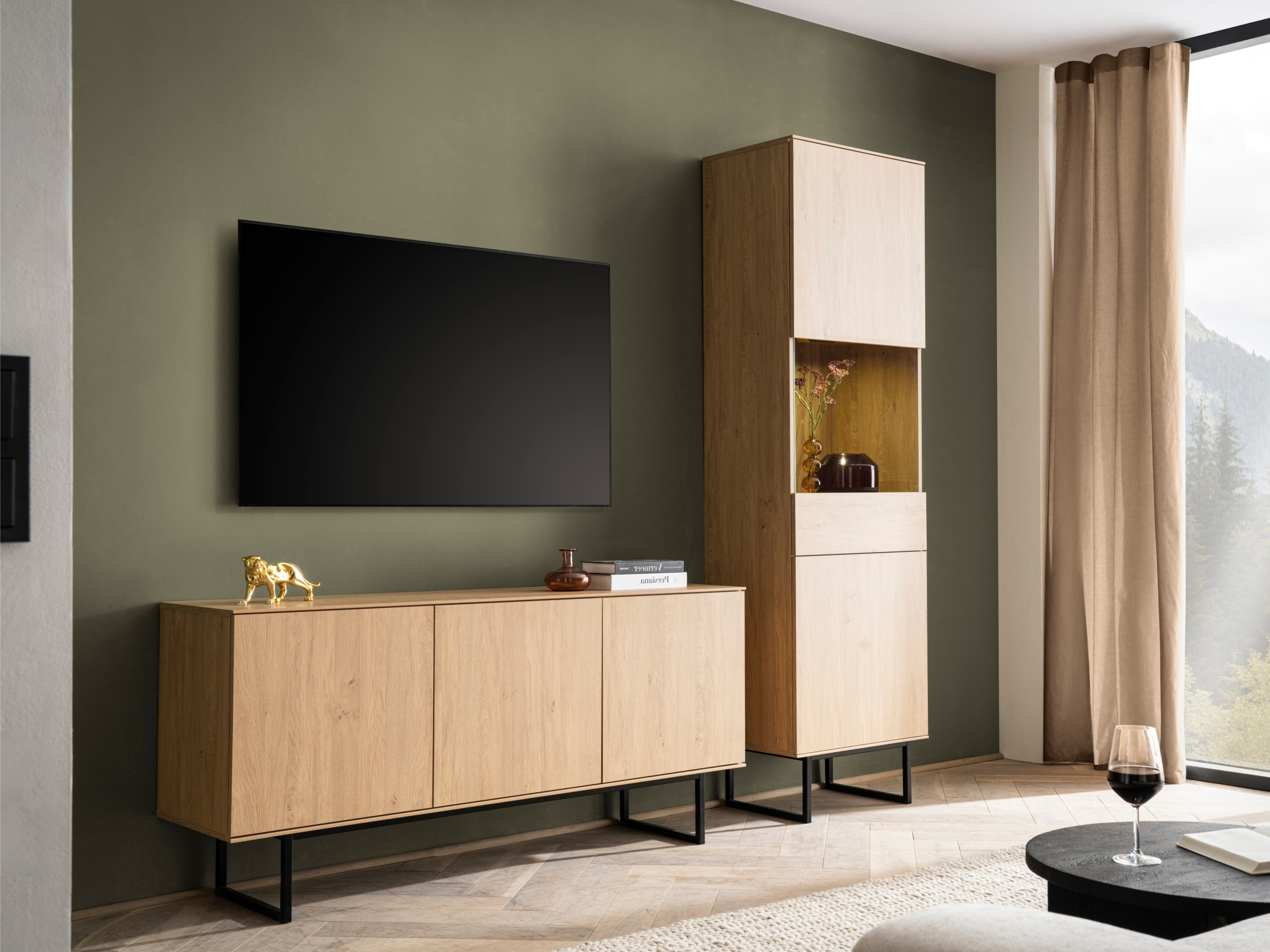 Conjunto de salón Bentesa 125 (Roble)