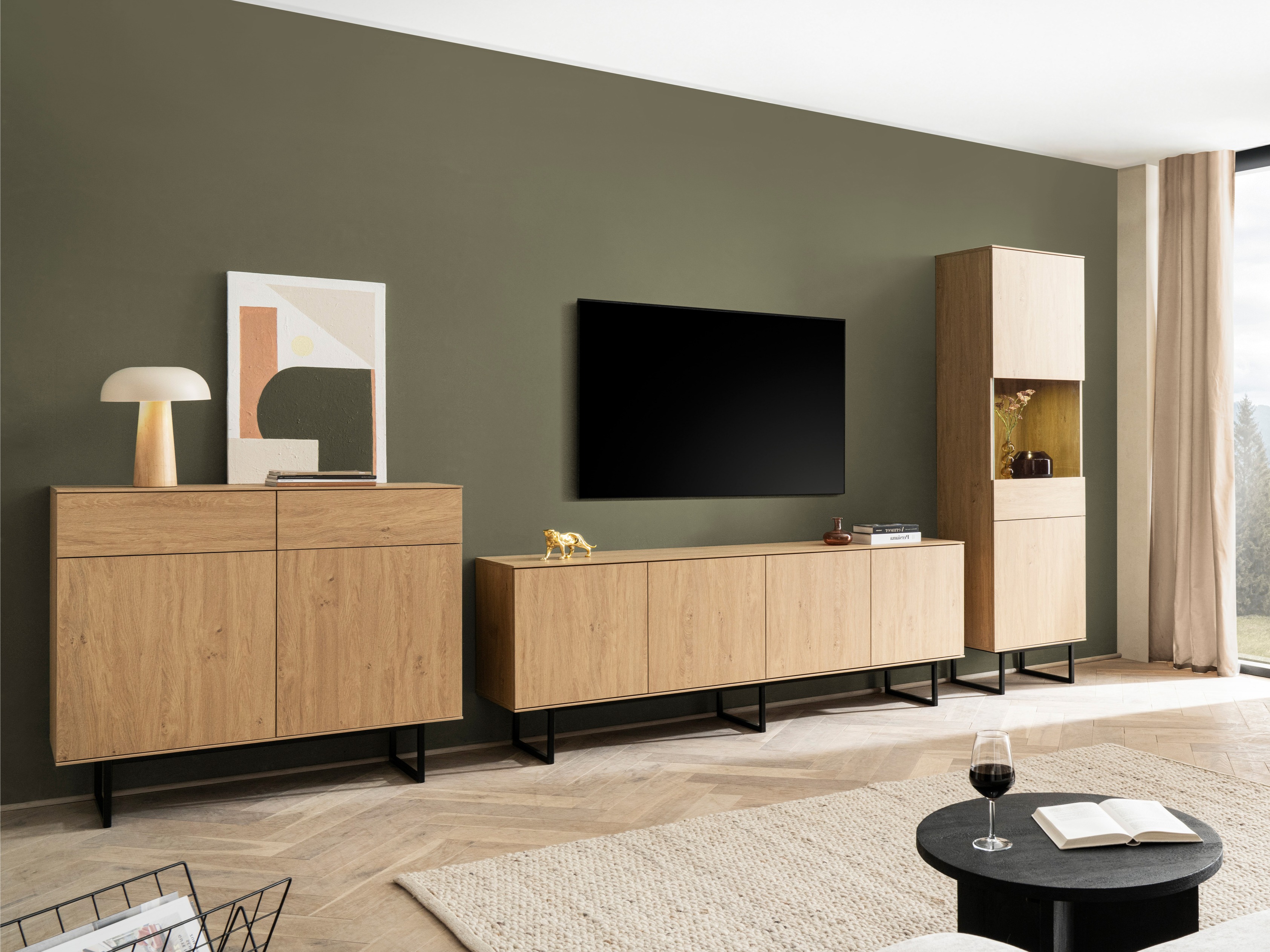 Conjunto de salón Bentesa 127 (Roble)
