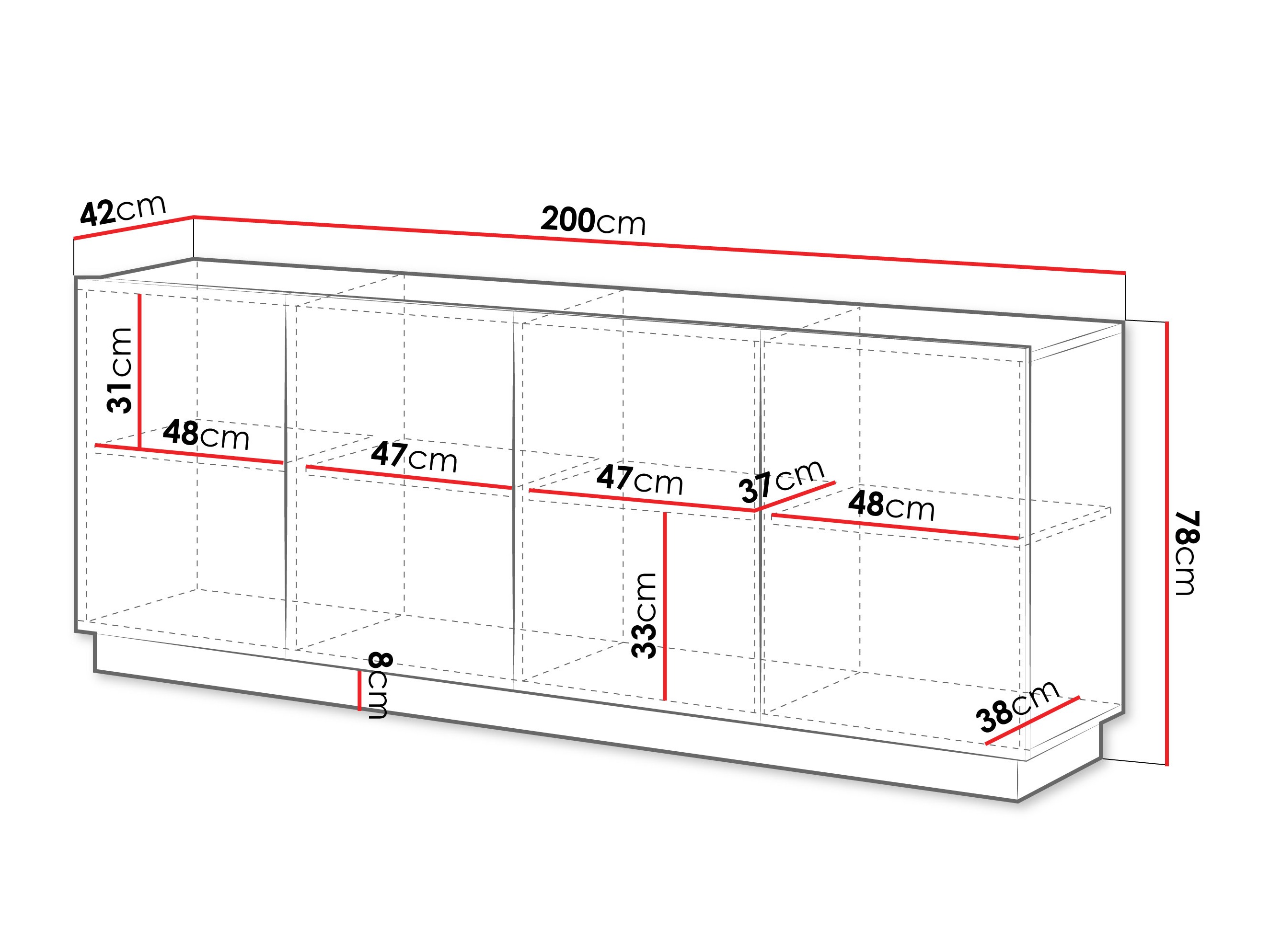 Aparador Lingua (Blanco)