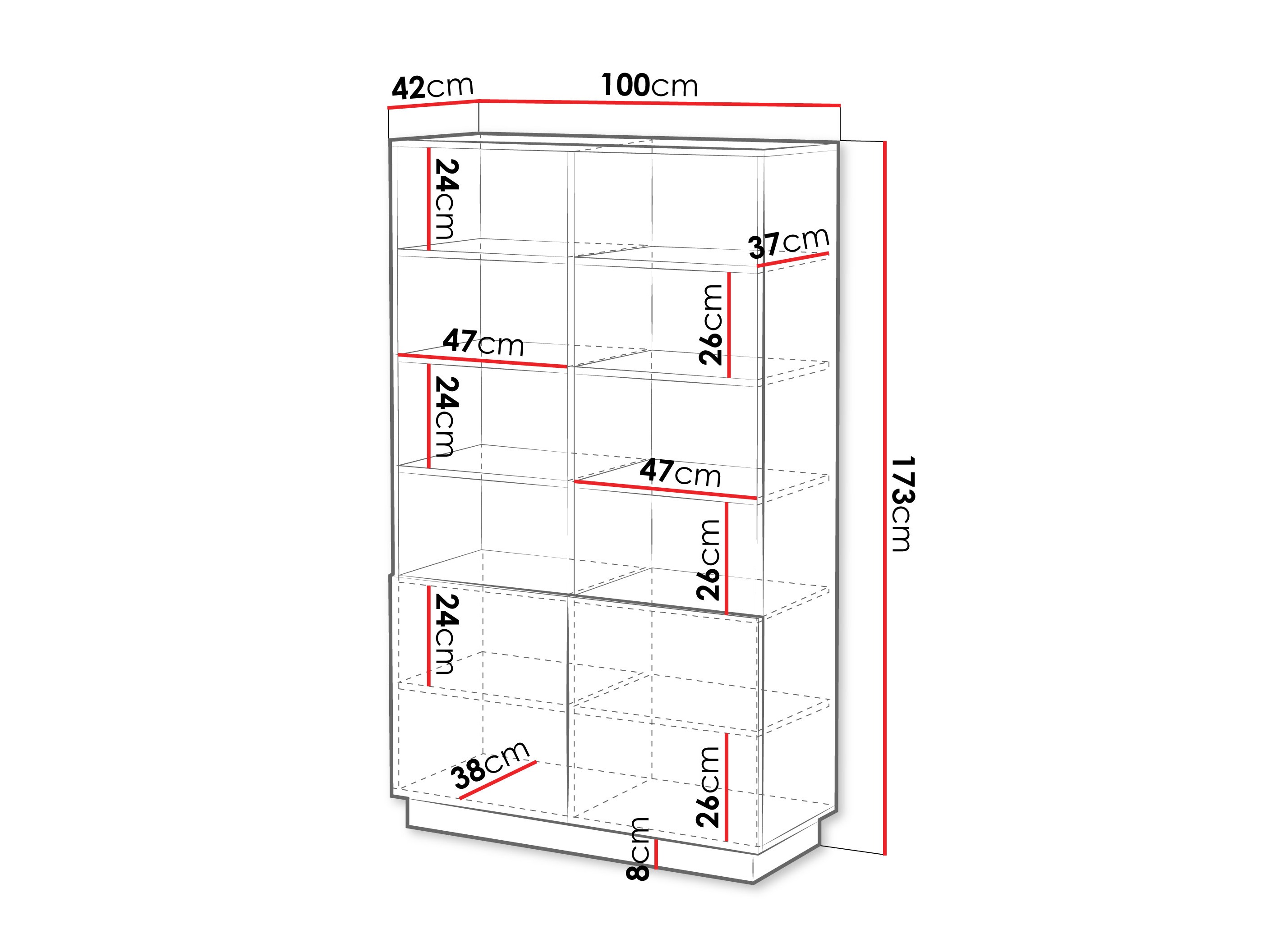 Estantería Lusonu 102 (Cachemira)