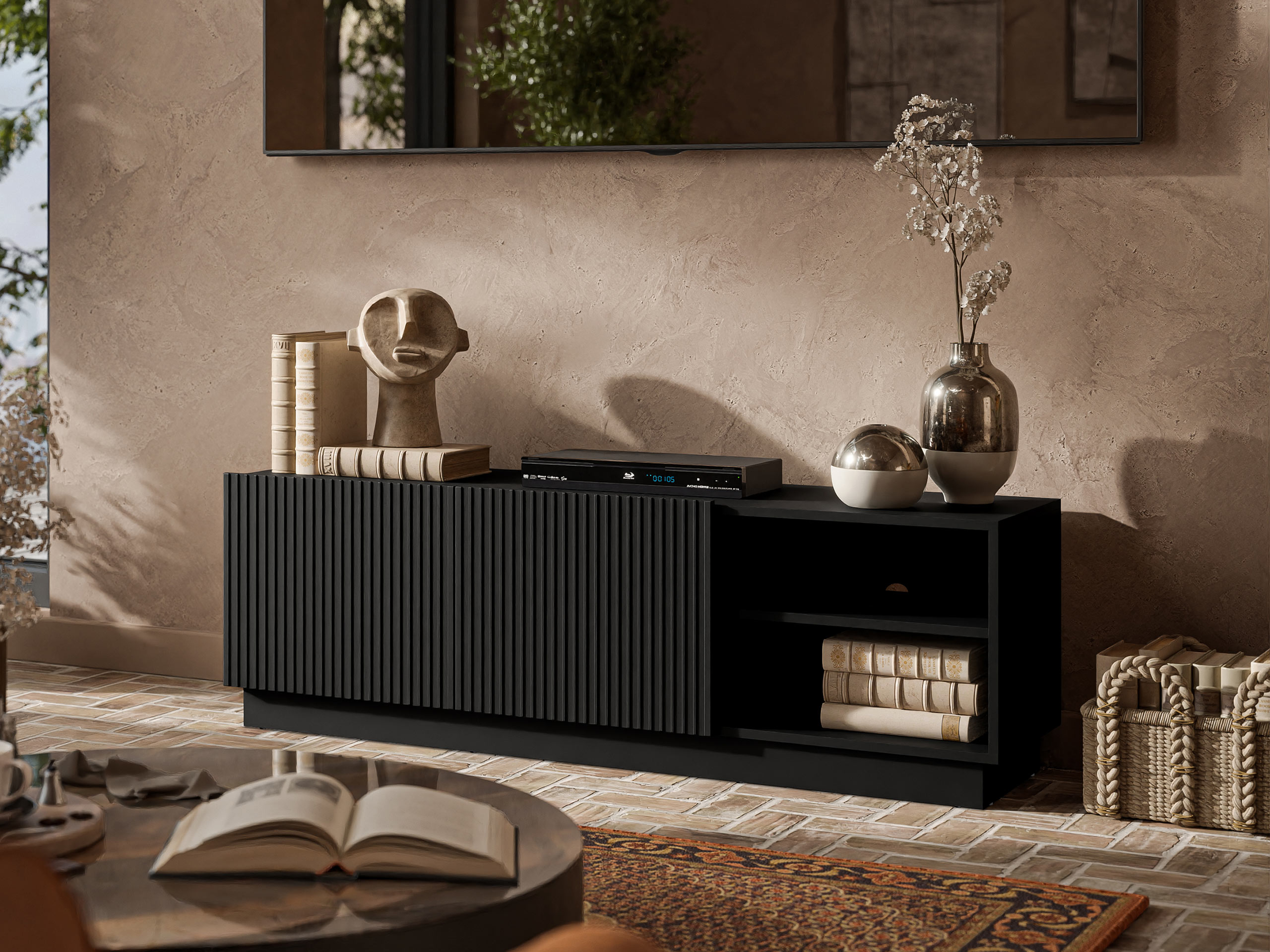 Mueble TV Lauror (Negro)