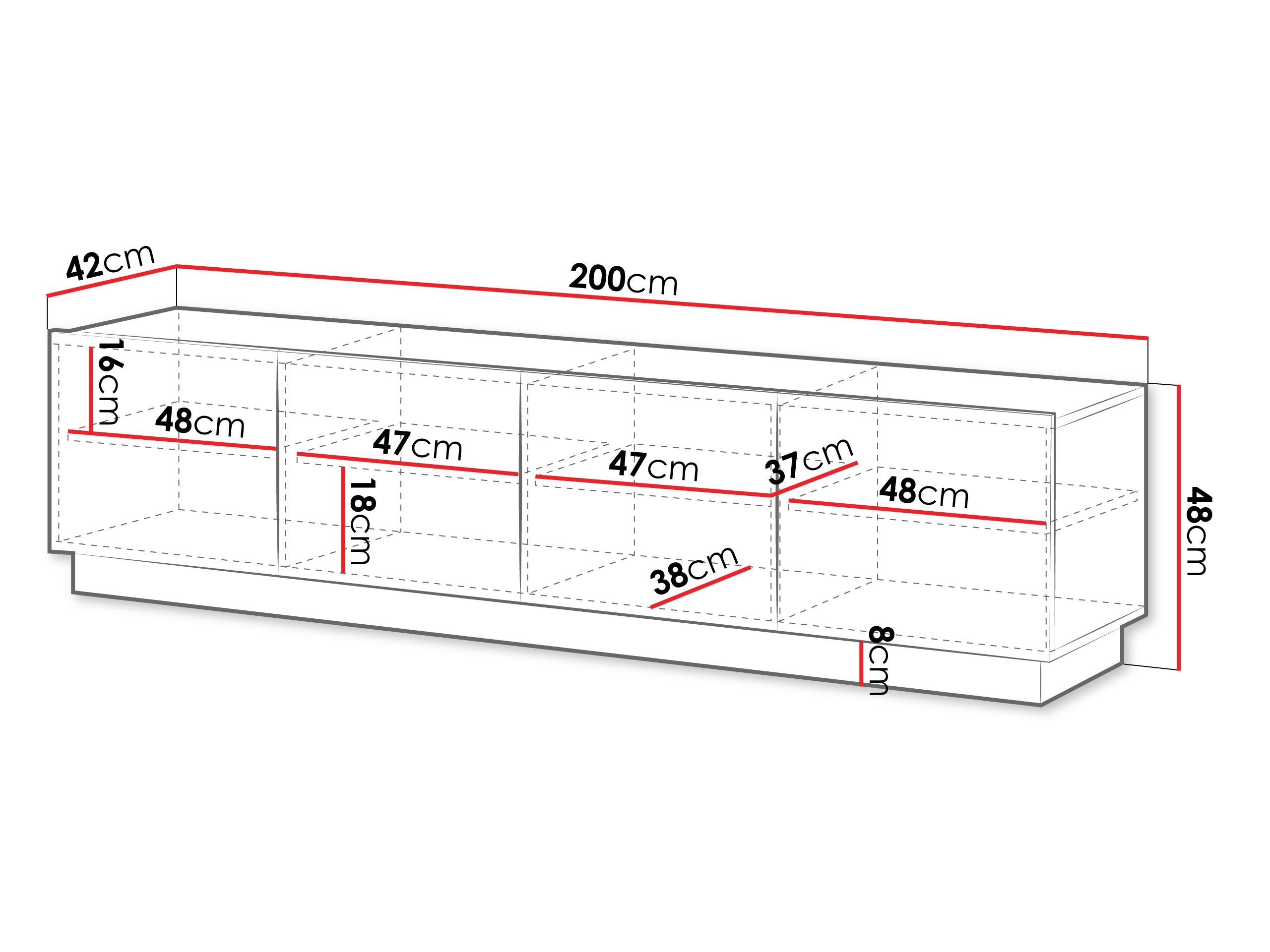 Mueble TV Lingua I (Blanco)