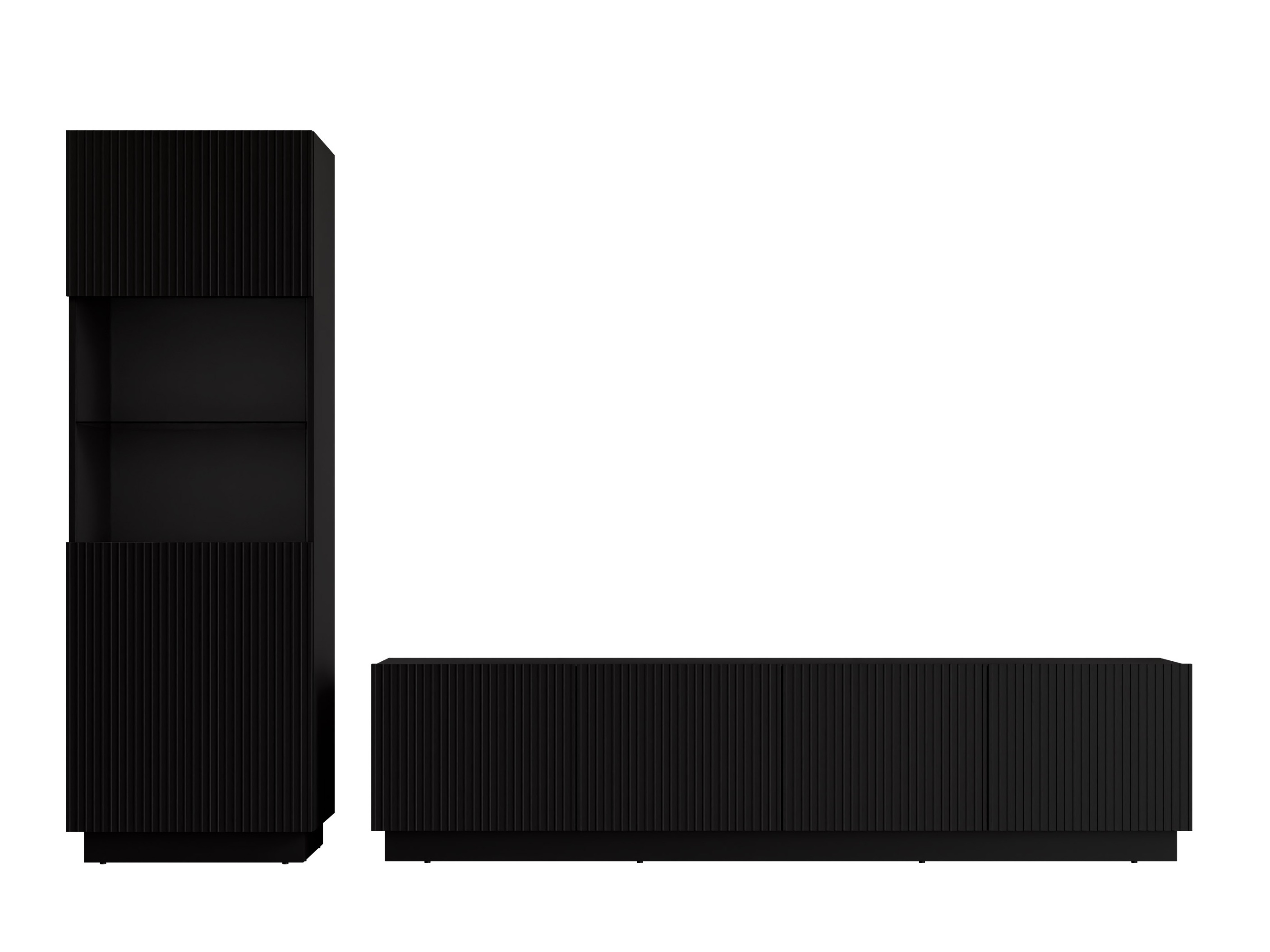 Conjunto de salón Lingua (Negro)