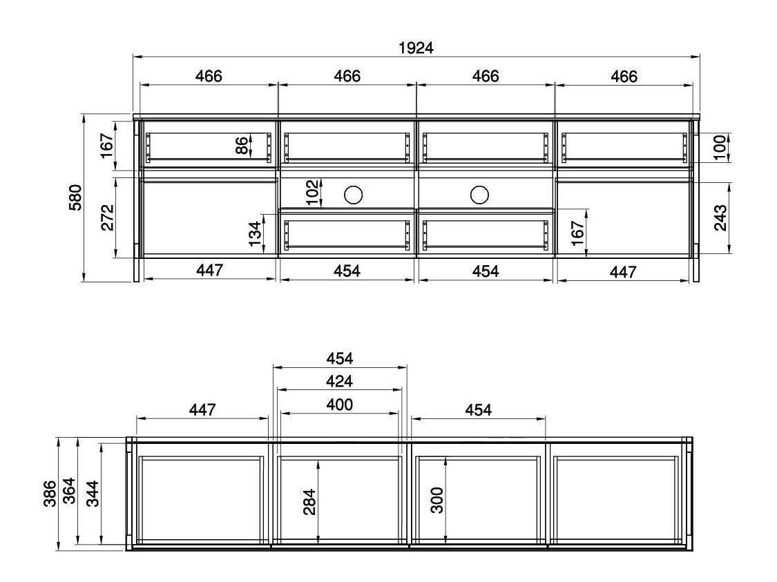 Conjunto de salón Fermaru 112 (Blanco + Roble)