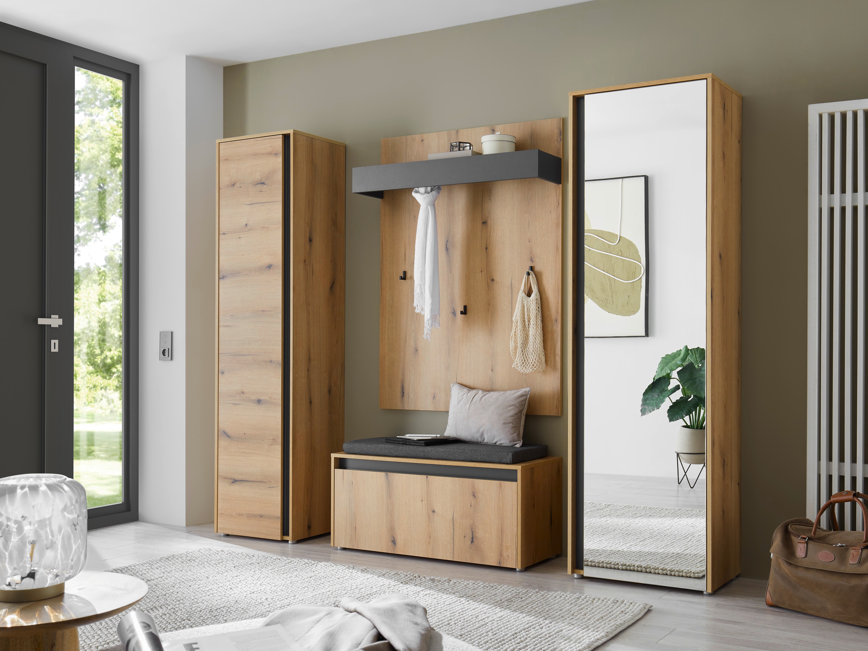 Armario Elbsori 161 (Roble)