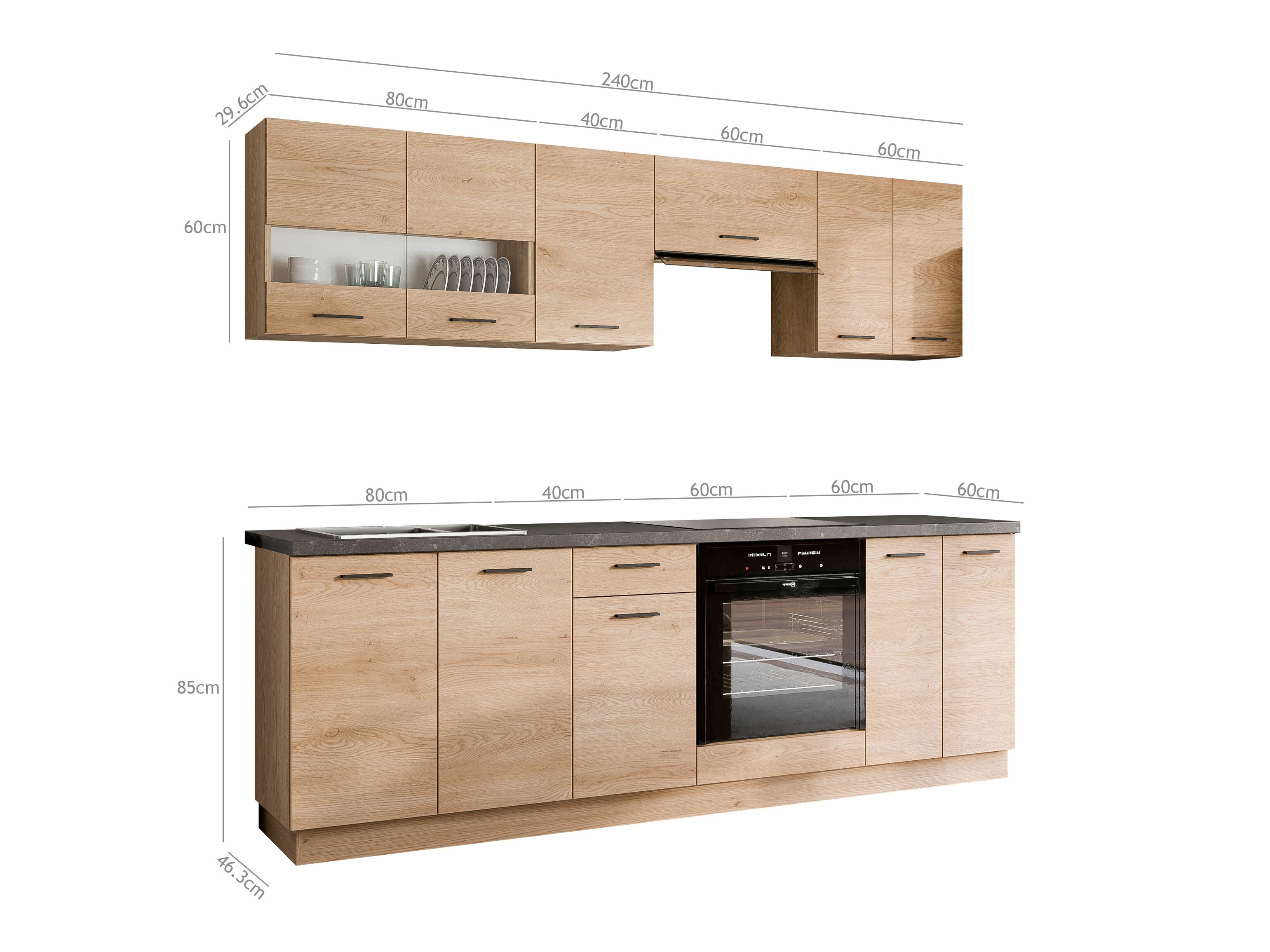 Conjunto de cocina modular Ati Torro 131