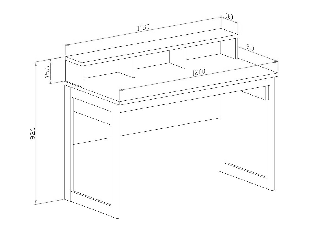 Conjunto para oficina en casa Fermaru 116 (Verde polvoriento + Roble)