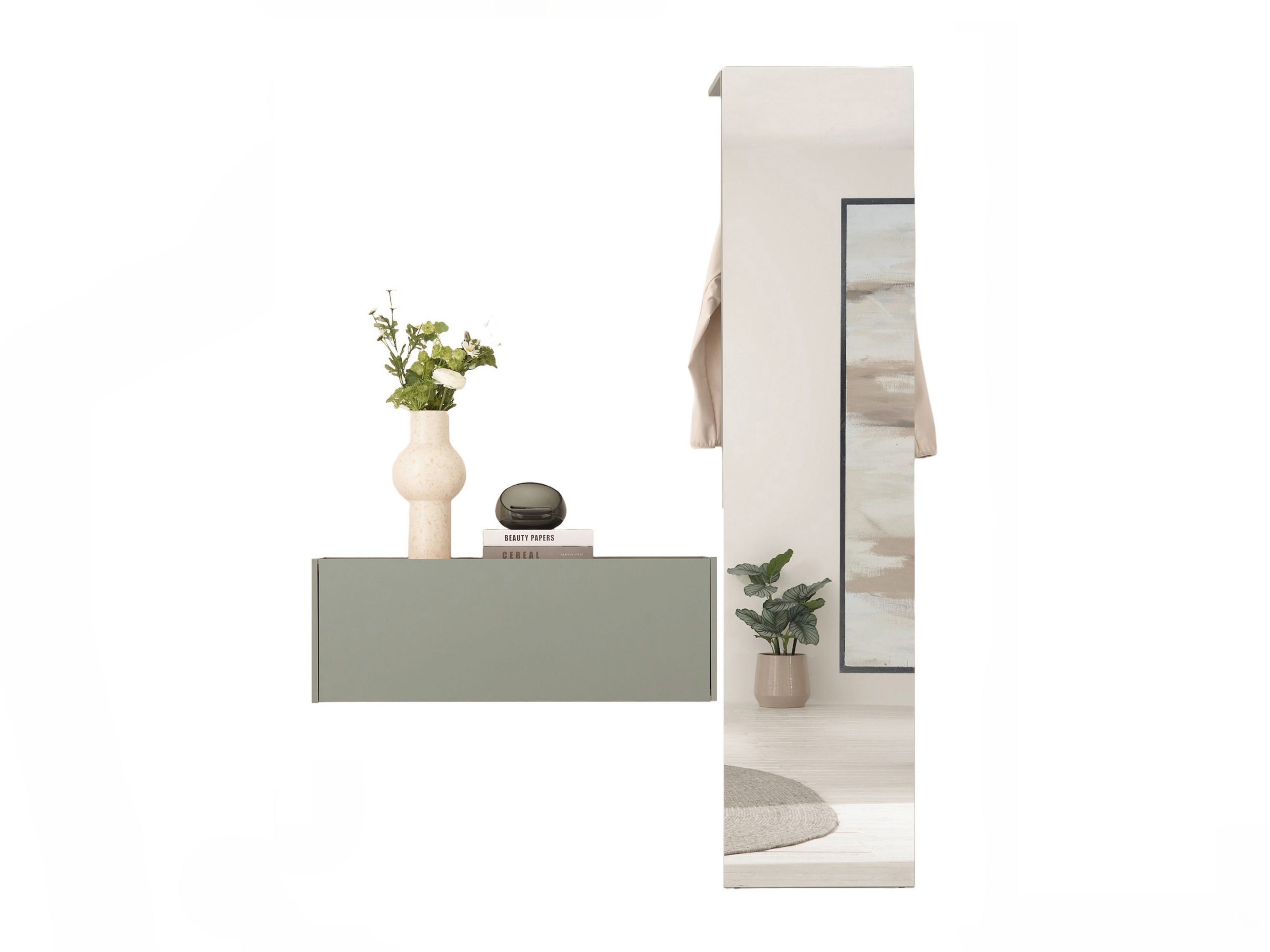 Conjunto para recibidor Elbsori 166 (Verde)