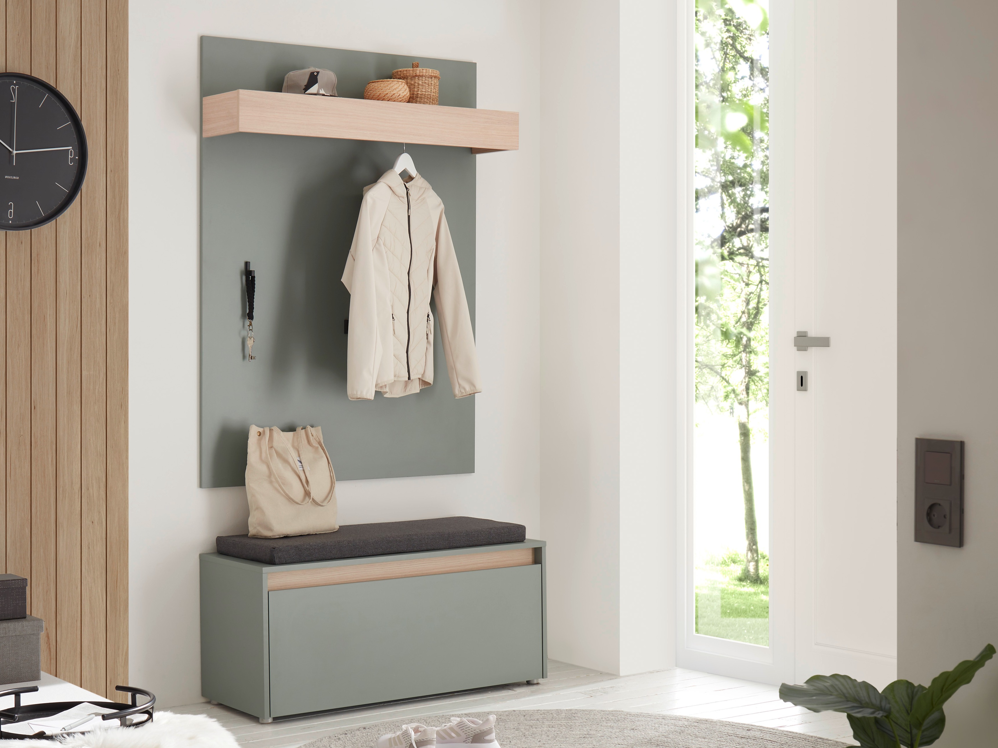 Conjunto para recibidor Elbsori 167 (Verde)