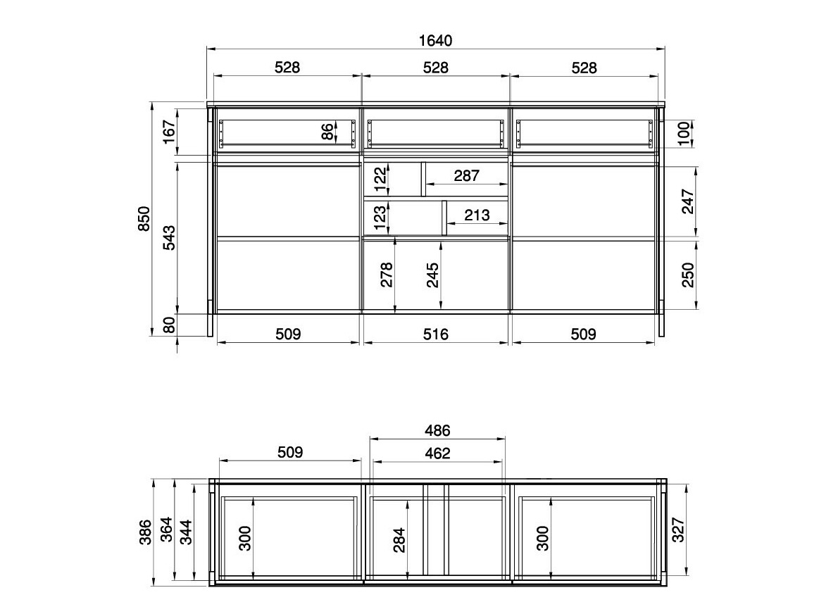 Conjuntos de muebles Fermaru 114 (Blanco + Roble)