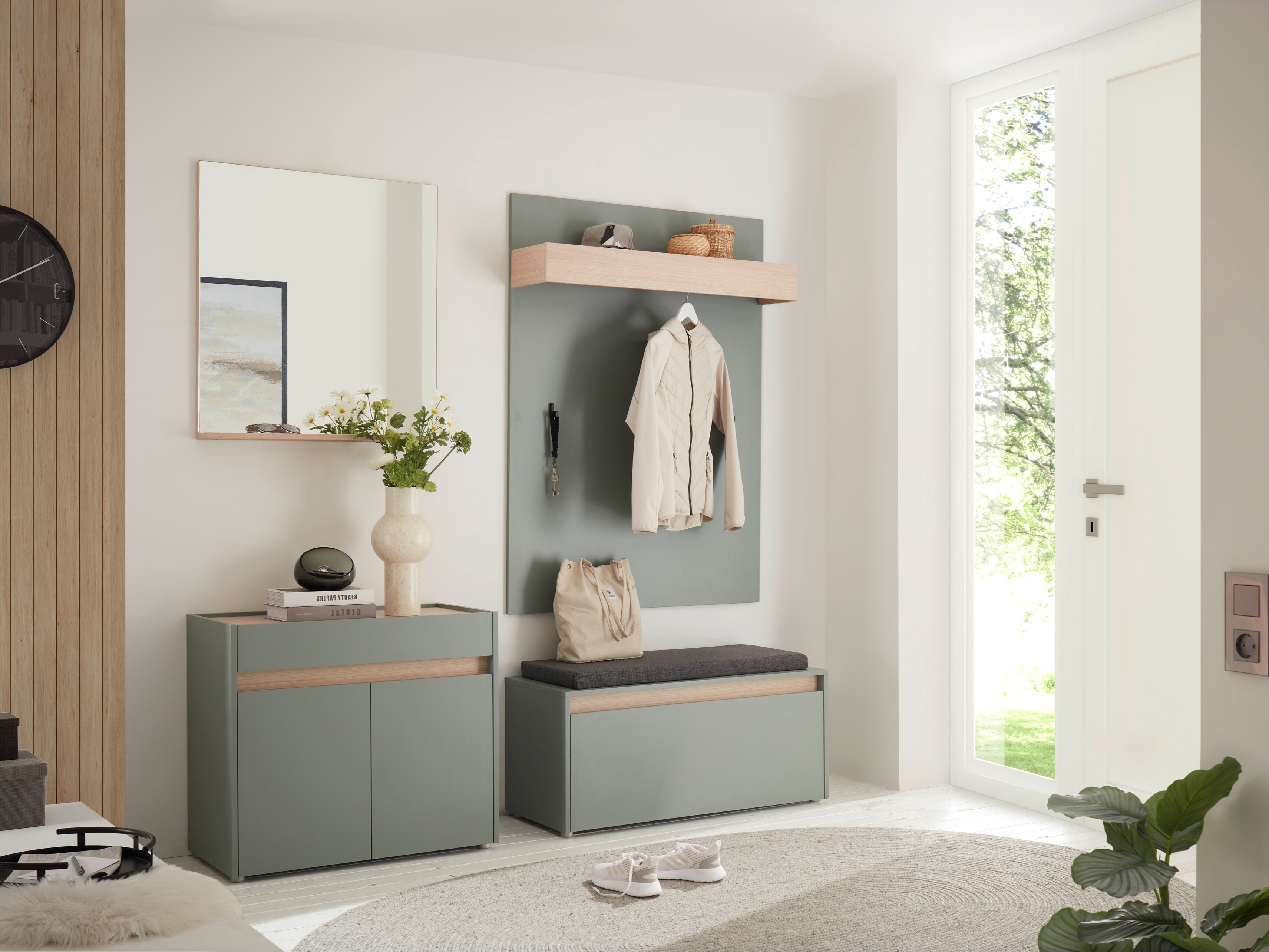 Conjunto para recibidor Elbsori 168 (Verde)