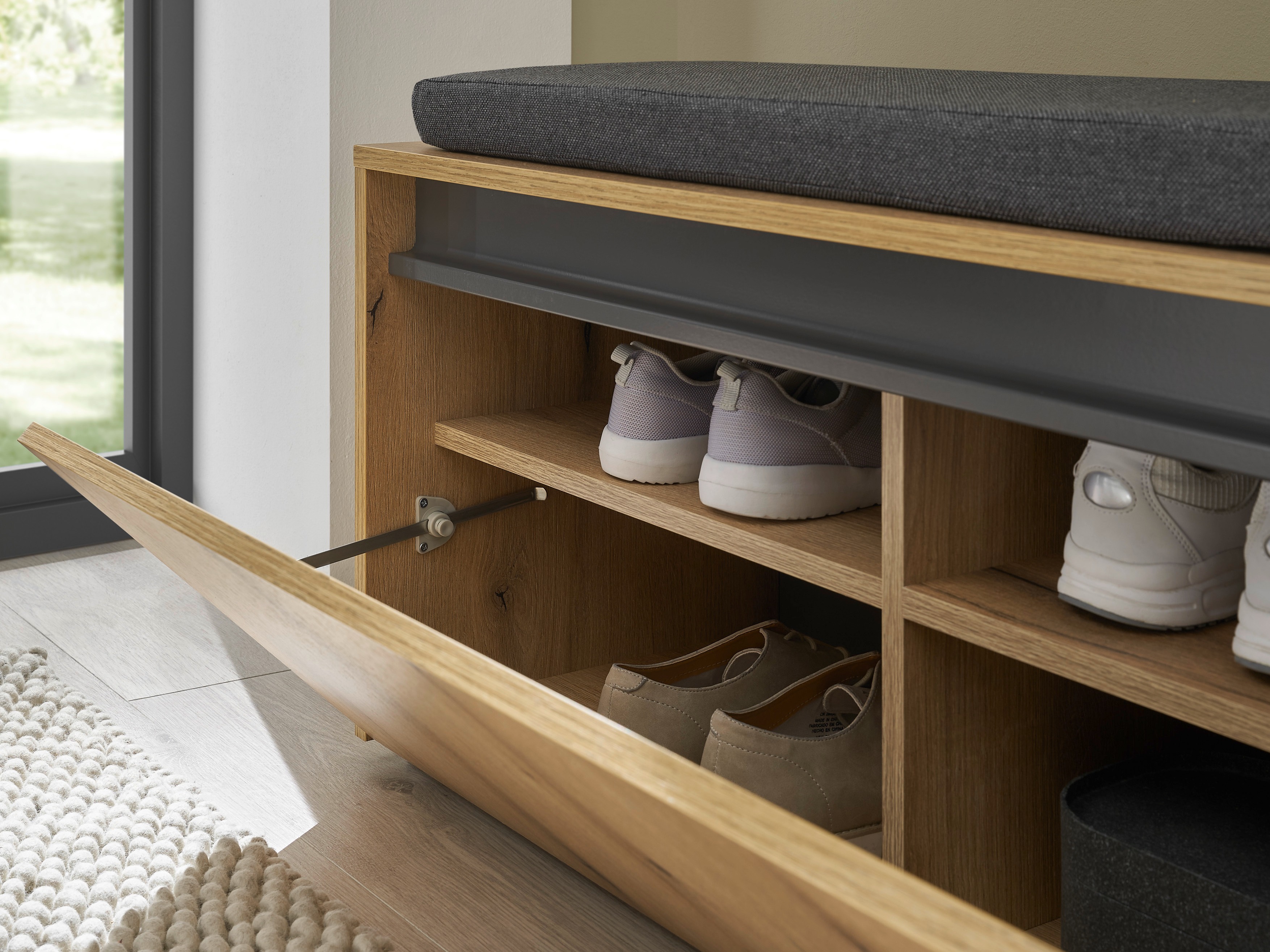 Conjunto para recibidor Elbsori 169 (Roble)