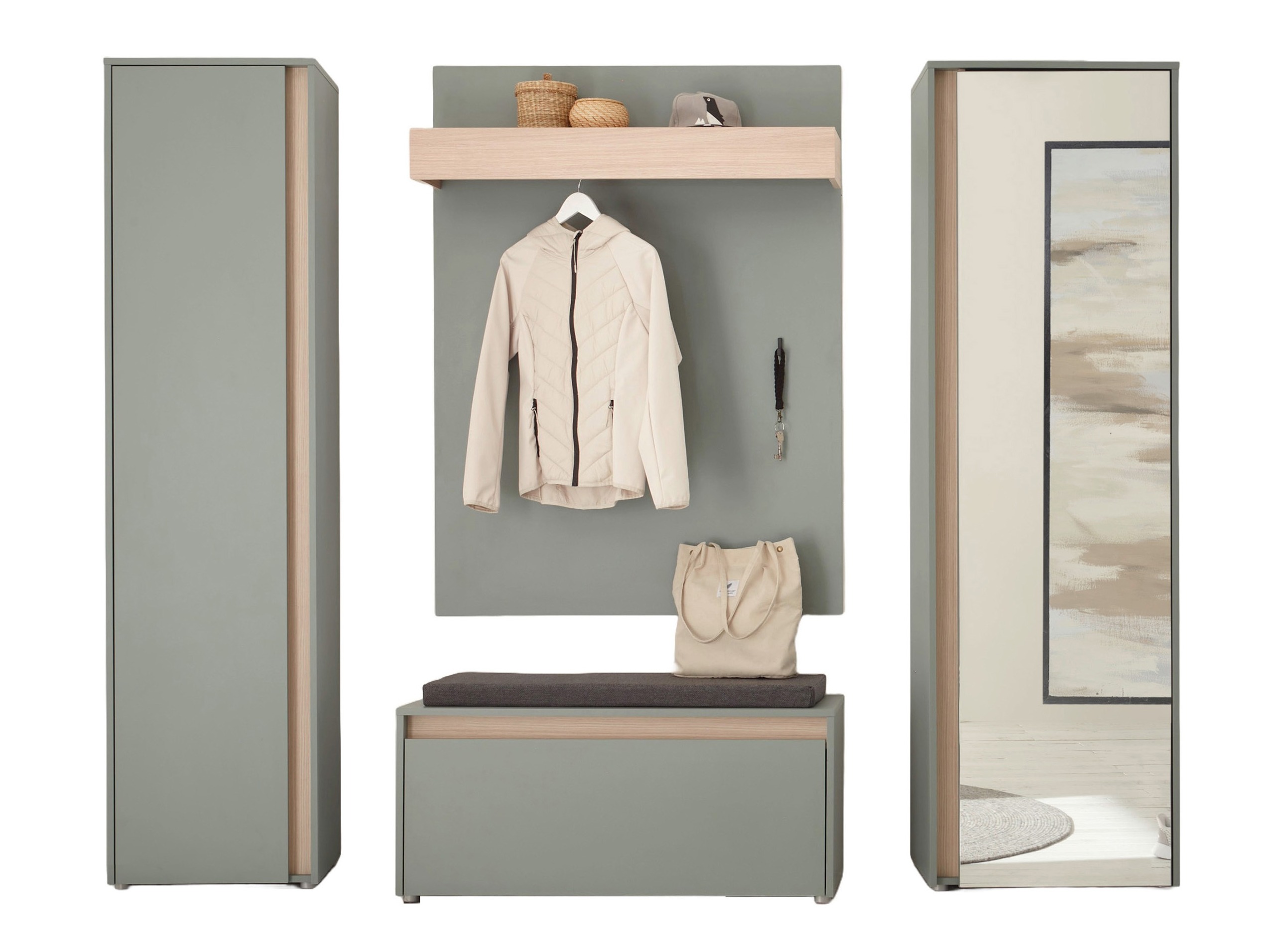 Conjunto para recibidor Elbsori 169 (Verde)