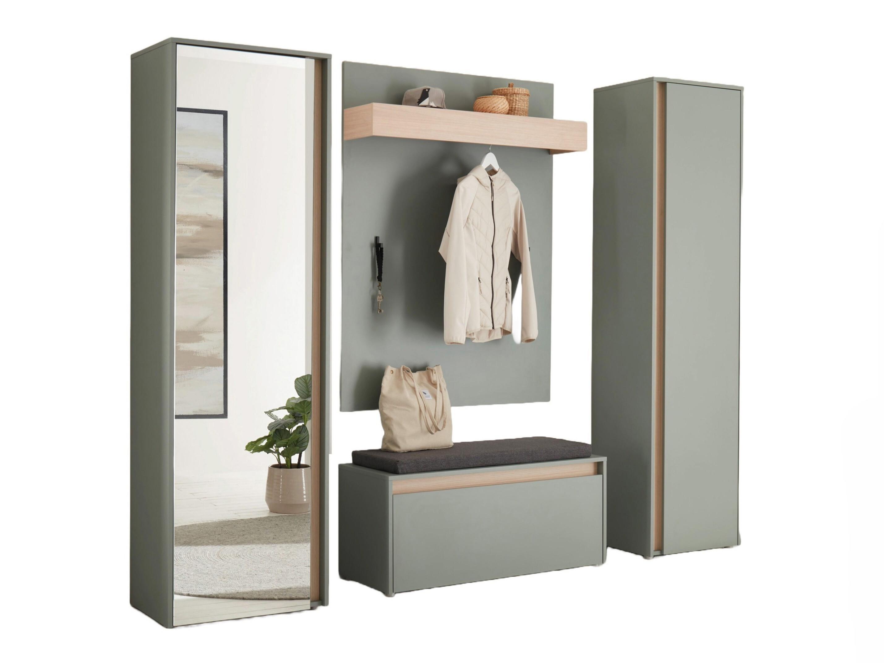 Conjunto para recibidor Elbsori 169 (Verde)