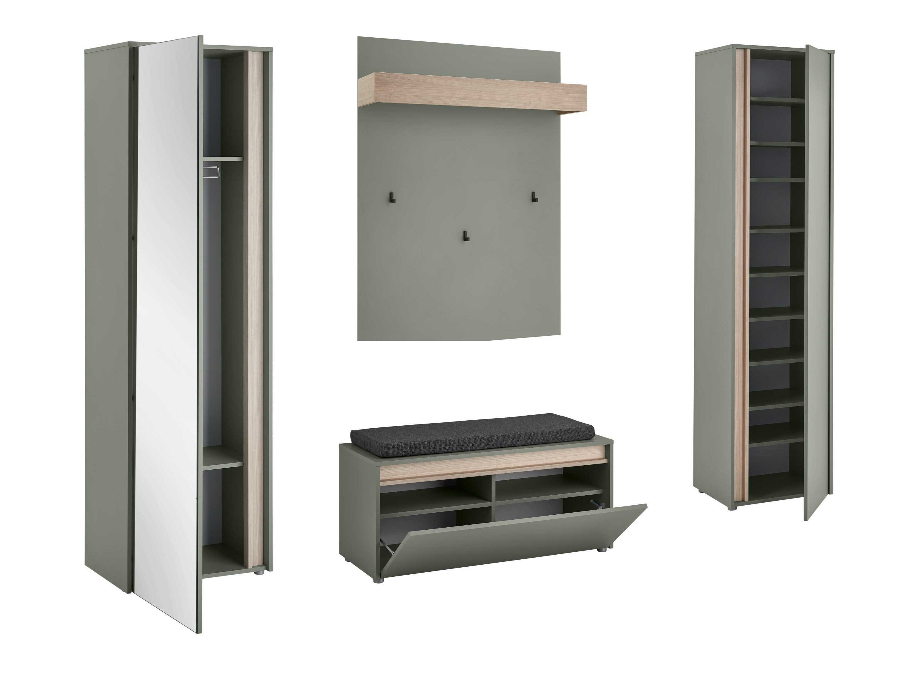 Conjunto para recibidor Elbsori 169 (Verde)