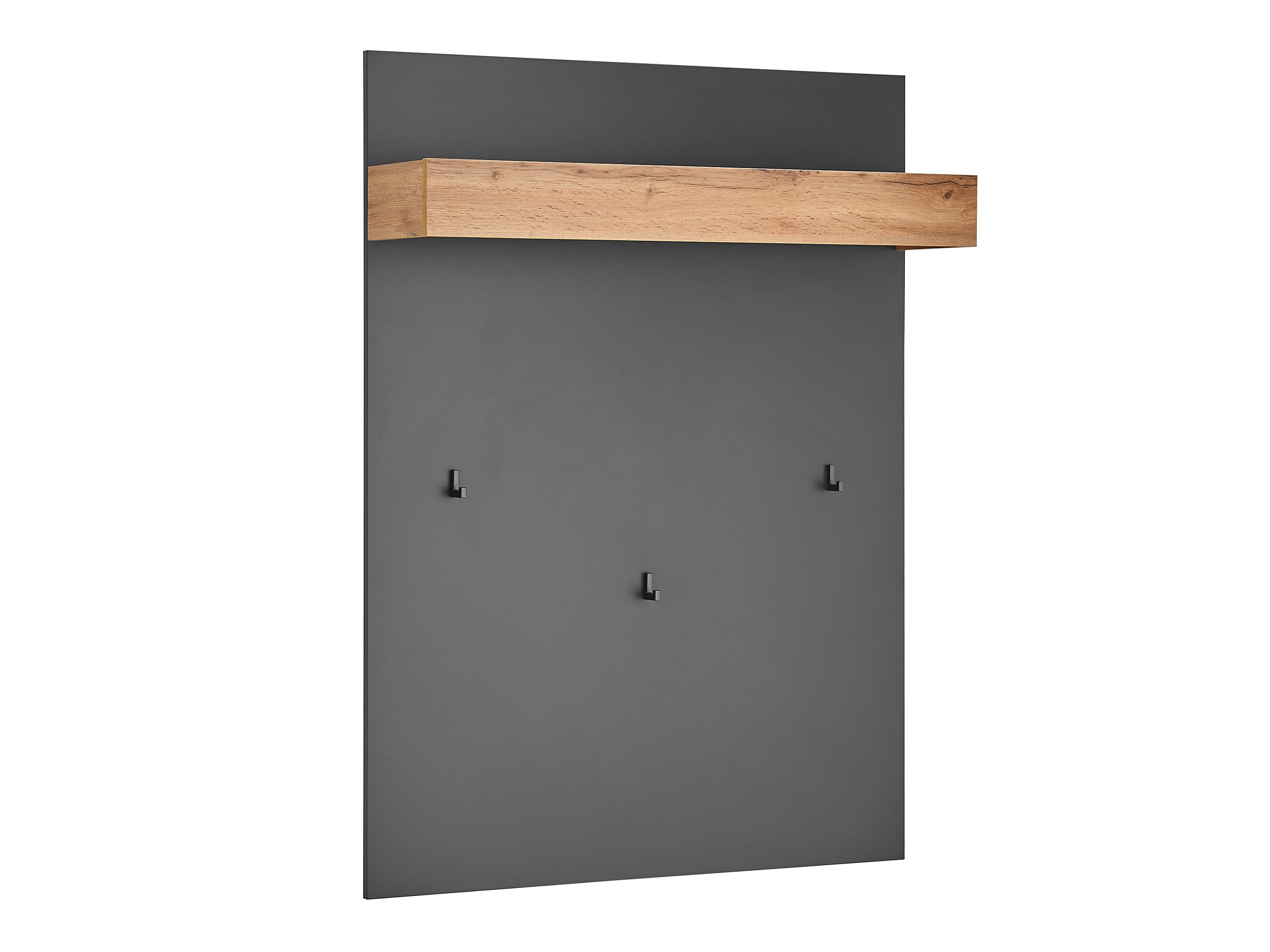 Conjunto para recibidor Elbsori 176 (Antracita + Roble wotan)