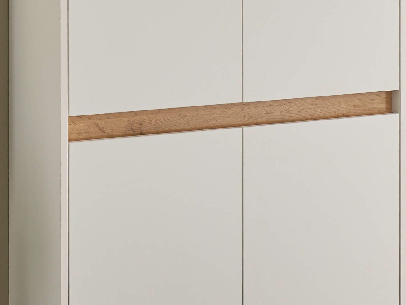 Conjunto para recibidor Elbsori 177 (Blanco + Roble wotan)