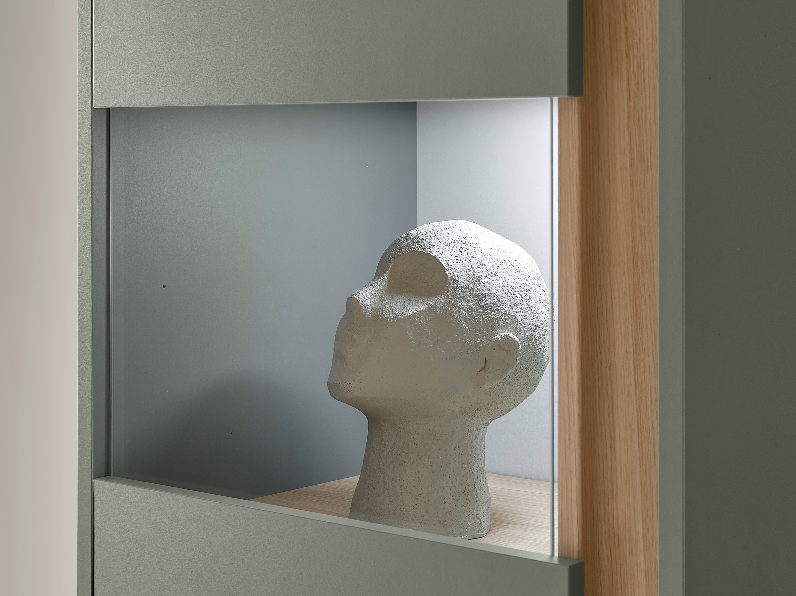 Estantería Elbsori 100 (Verde + Roble)