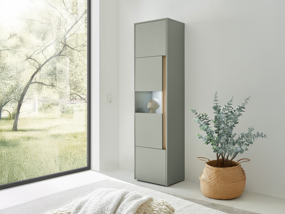 Estantería Elbsori 100 (Verde + Roble)