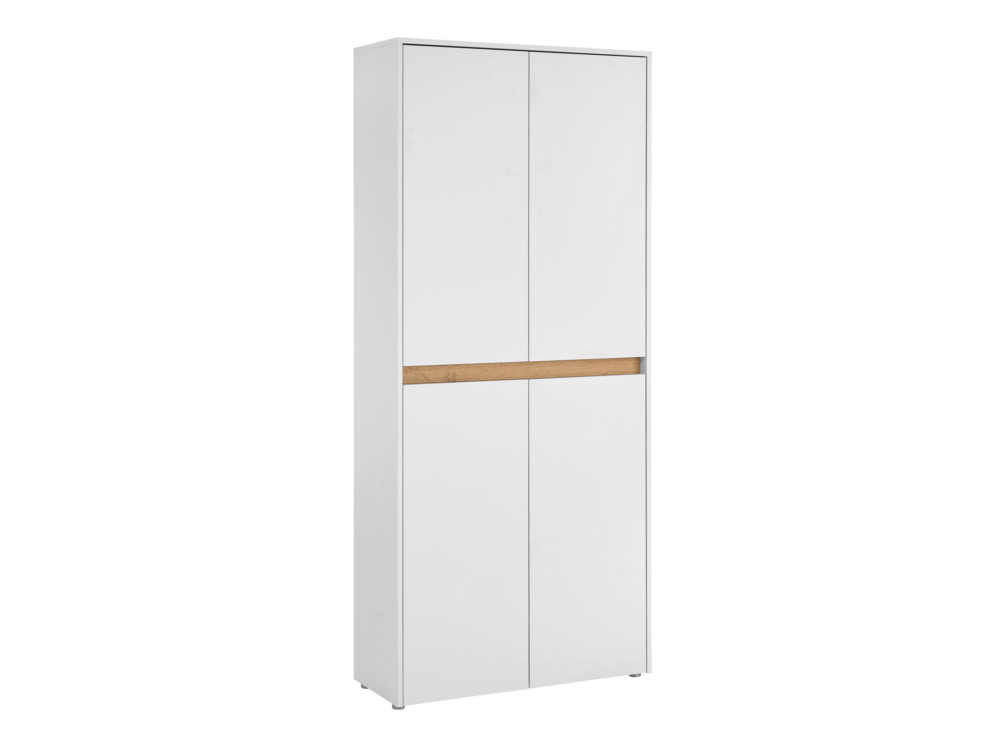 Estantería Elbsori 174 (Blanco + Roble wotan)