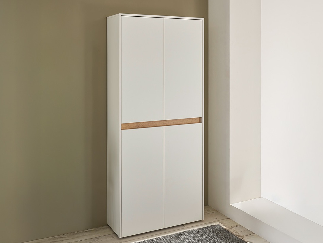 Estantería Elbsori 174 (Blanco + Roble wotan)