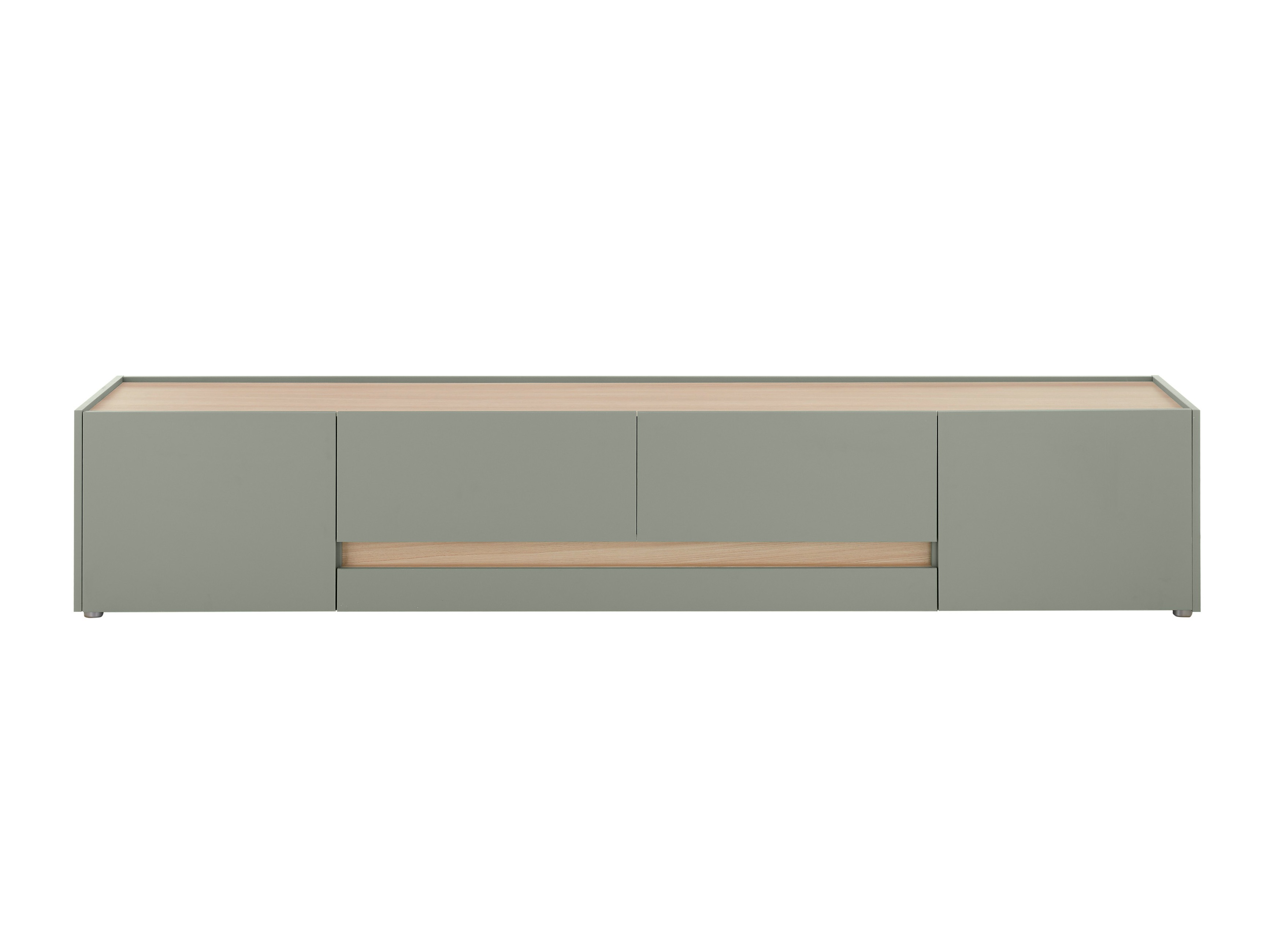 Mueble TV Elbsori 116 (Verde + Roble)