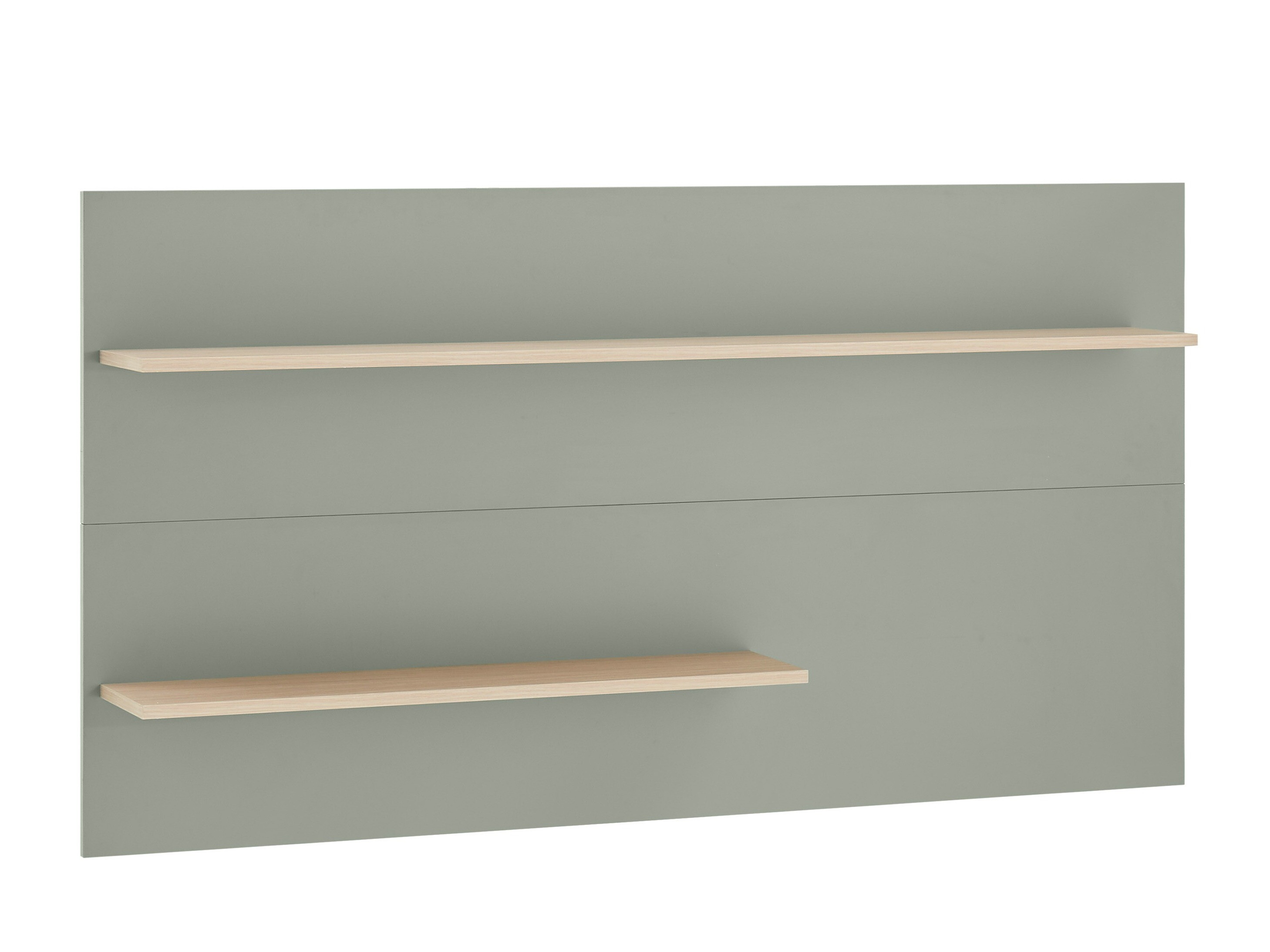 Estantería de pared Elbsori 112 (Verde + Roble)