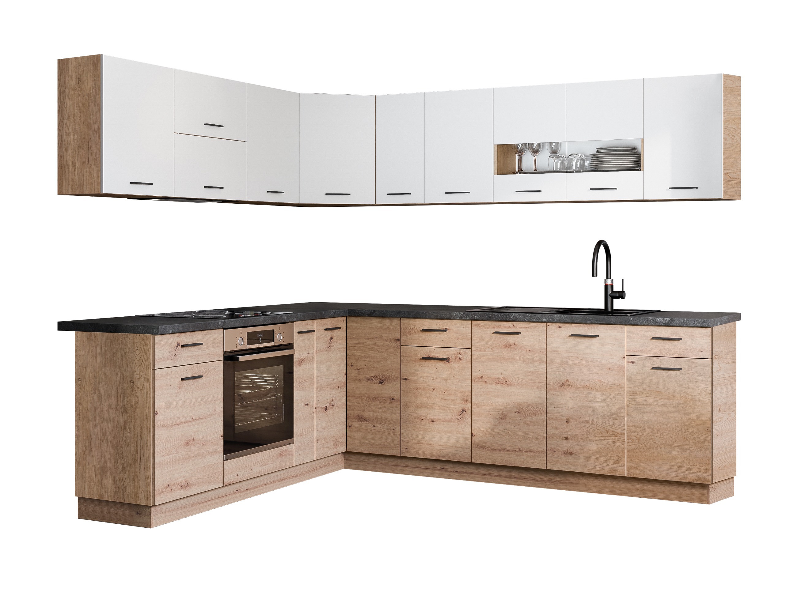 Conjunto de cocina modular Ati White Artisan 100