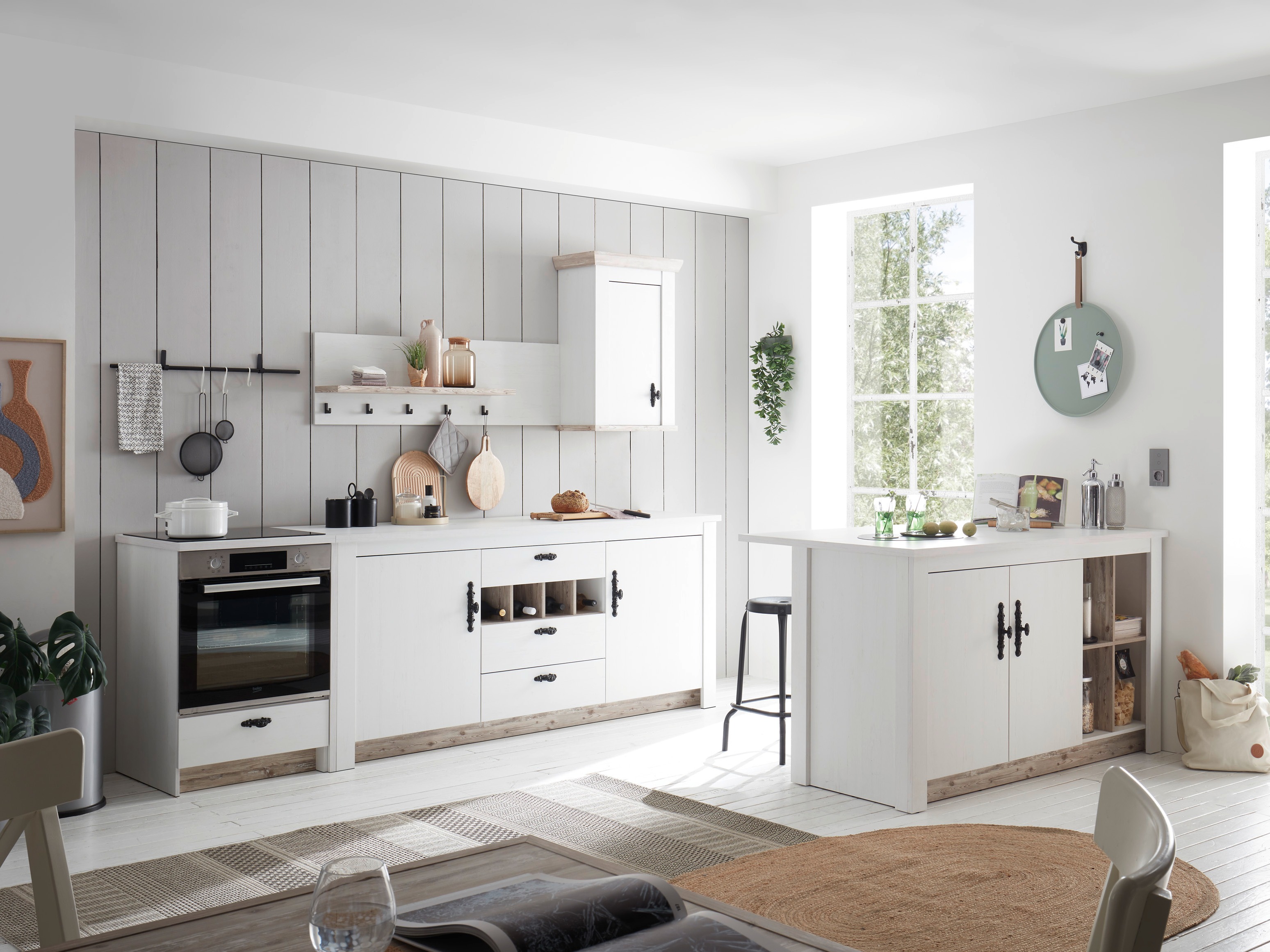 Mueble modular con cajón y puertas. Flora 101