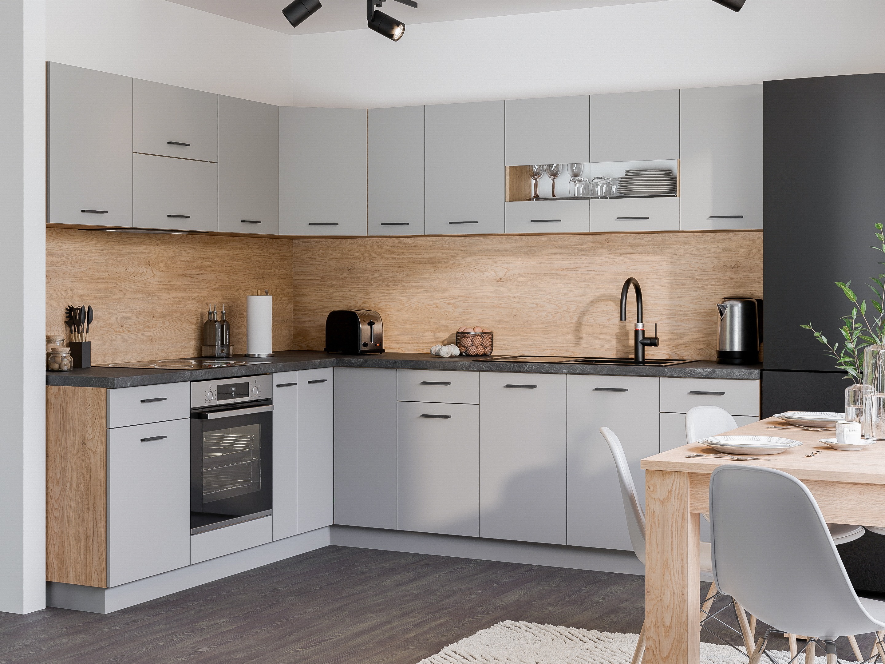 Conjunto de cocina modular Ati Grey 131