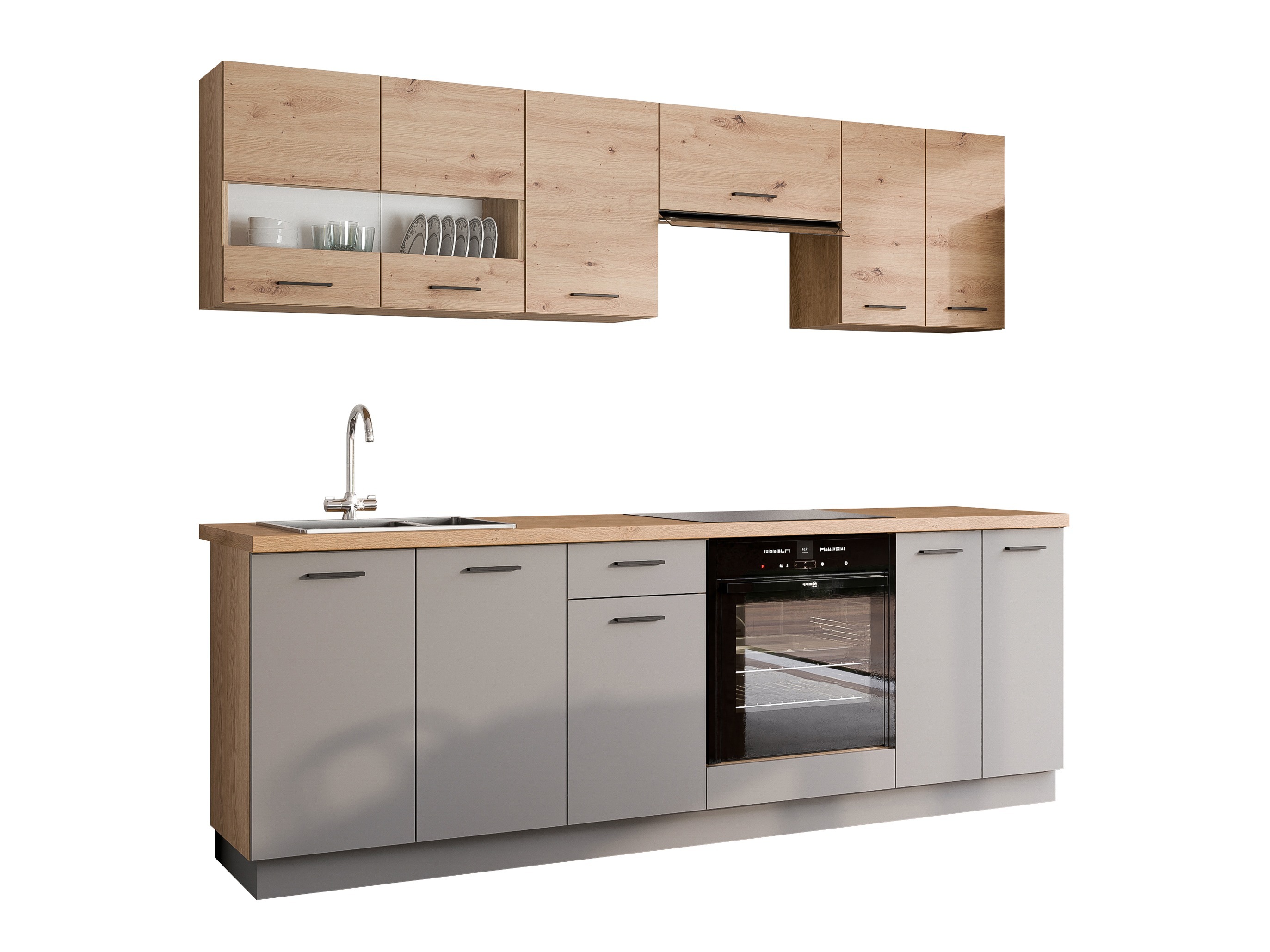 Conjunto de cocina modular Ati Grey Artisan 100