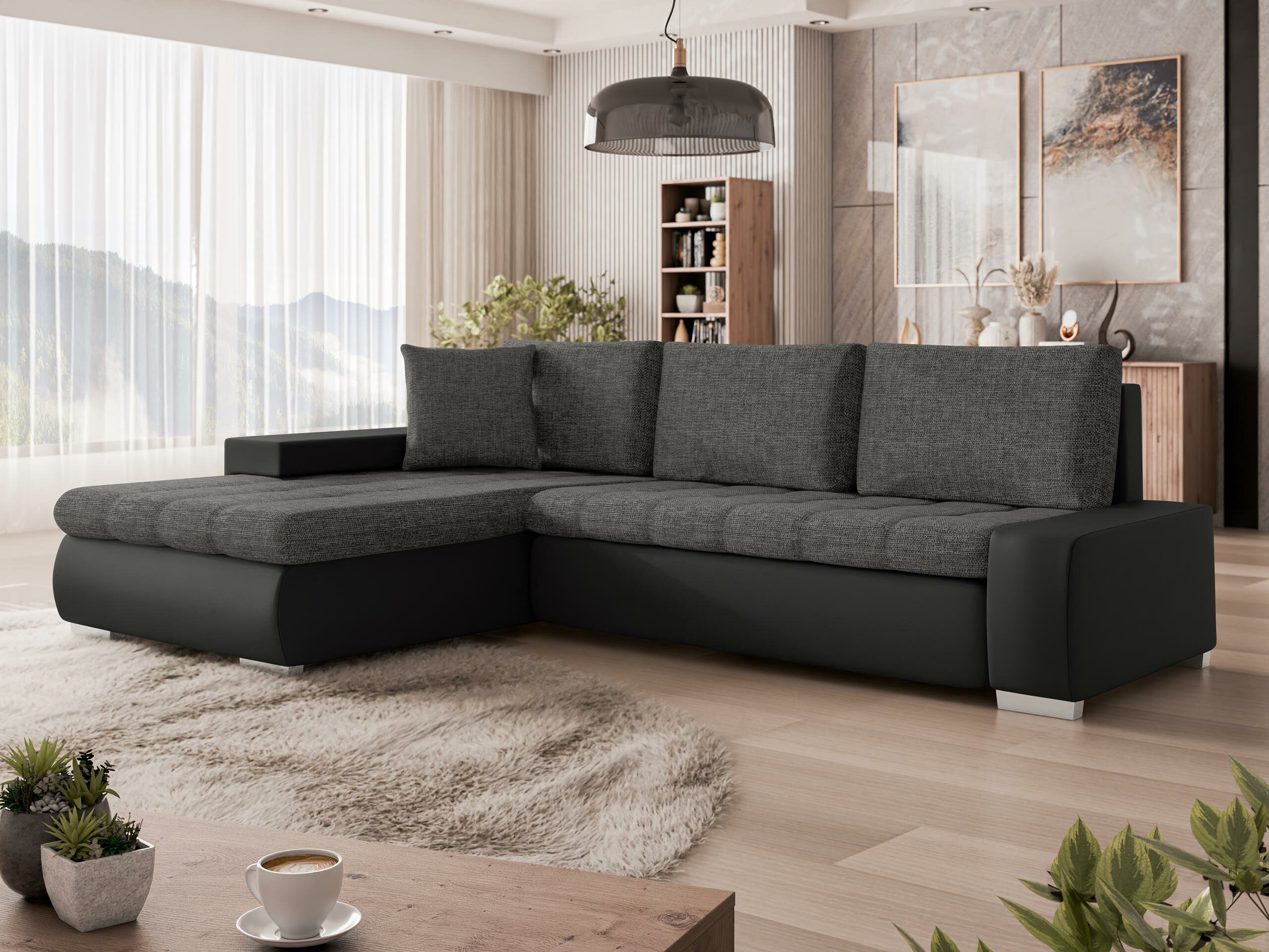 Sofá rinconero Comfivo Nitor I (Soft 011 + Lux 06)