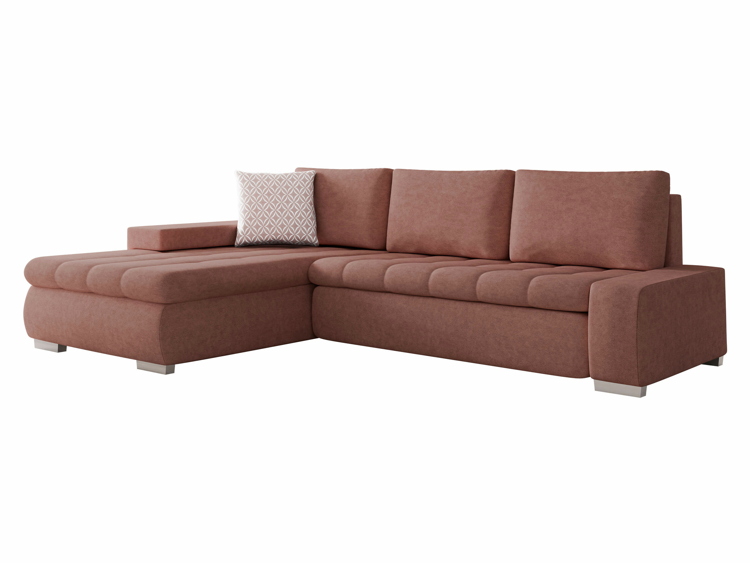 Sofá rinconero Comfivo Nitor (Uttario Velvet 2955 + Evo 28)
