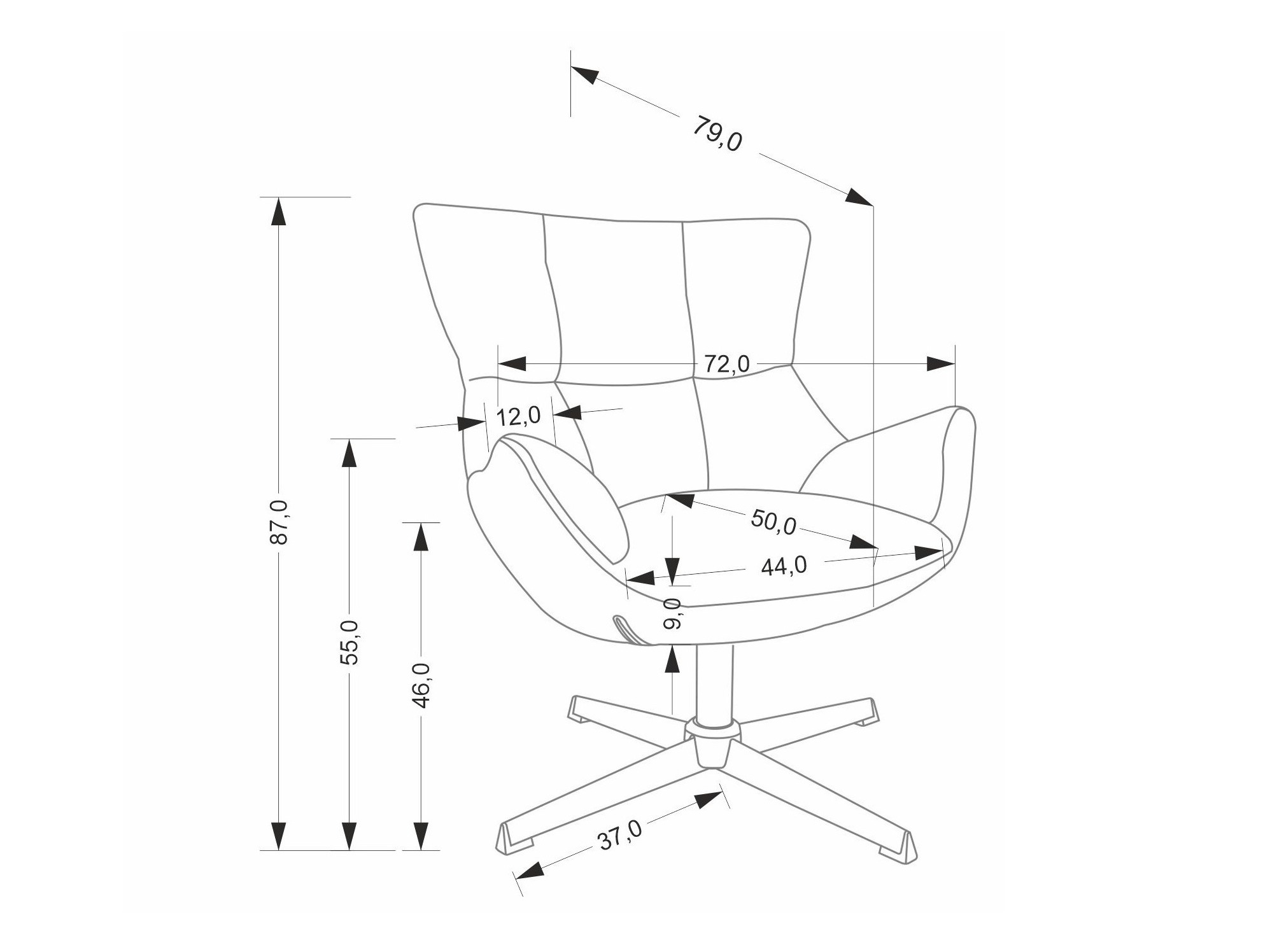 Sillón Houston 2088 (Beige)