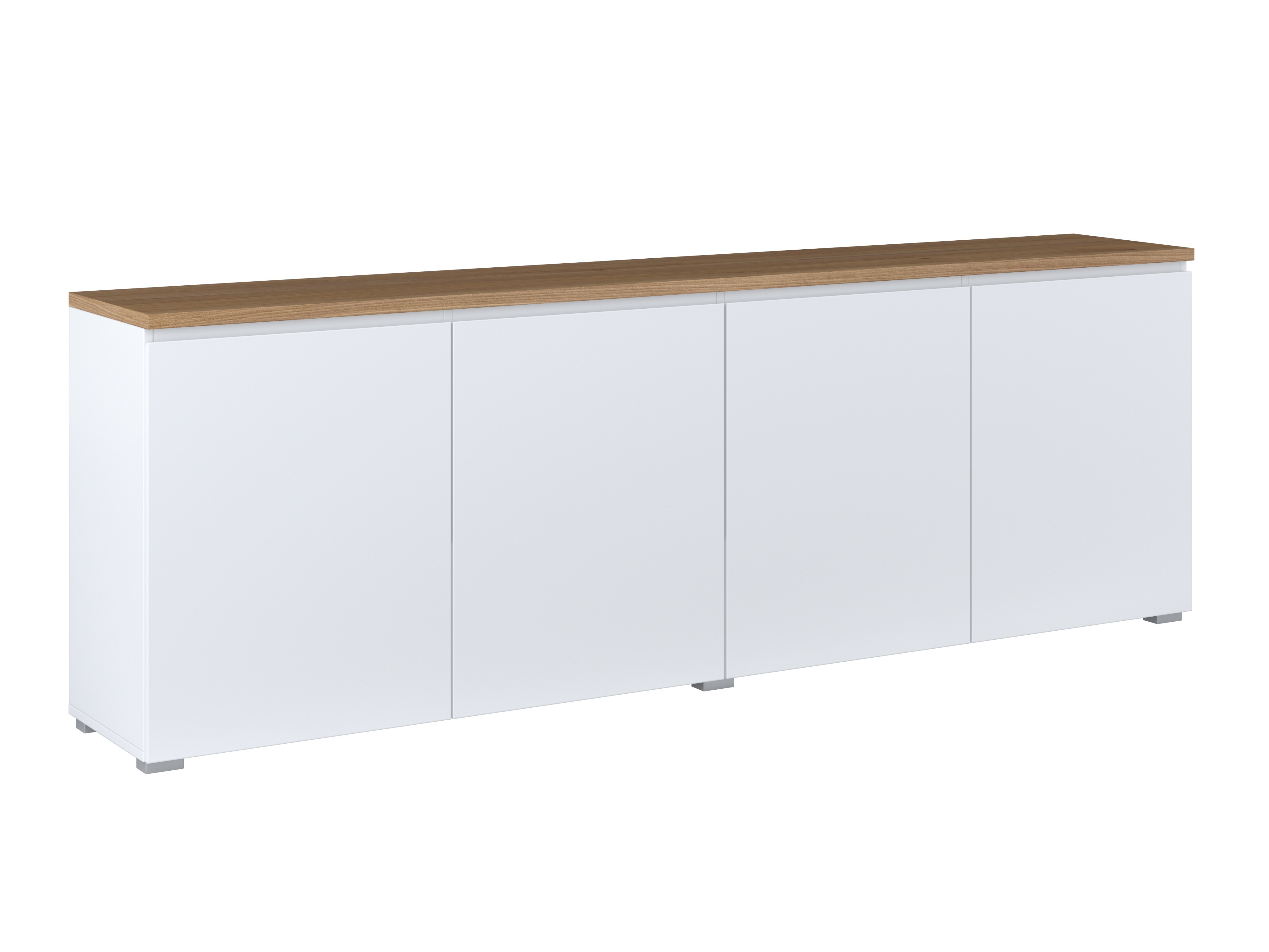 Aparador Baletu 105 (Blanco + Roble)