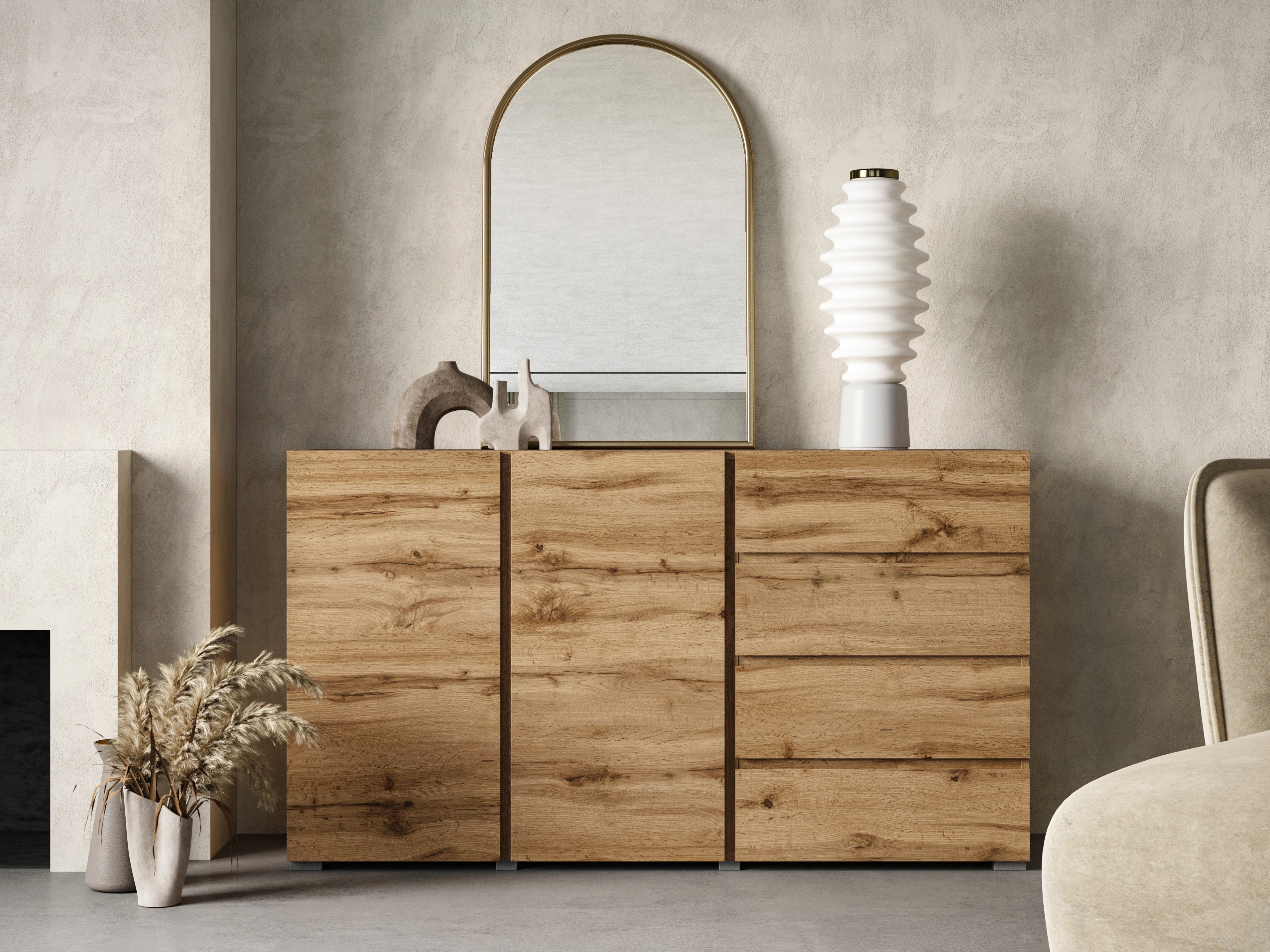 Cómoda Elbleve 101 (Roble wotan)