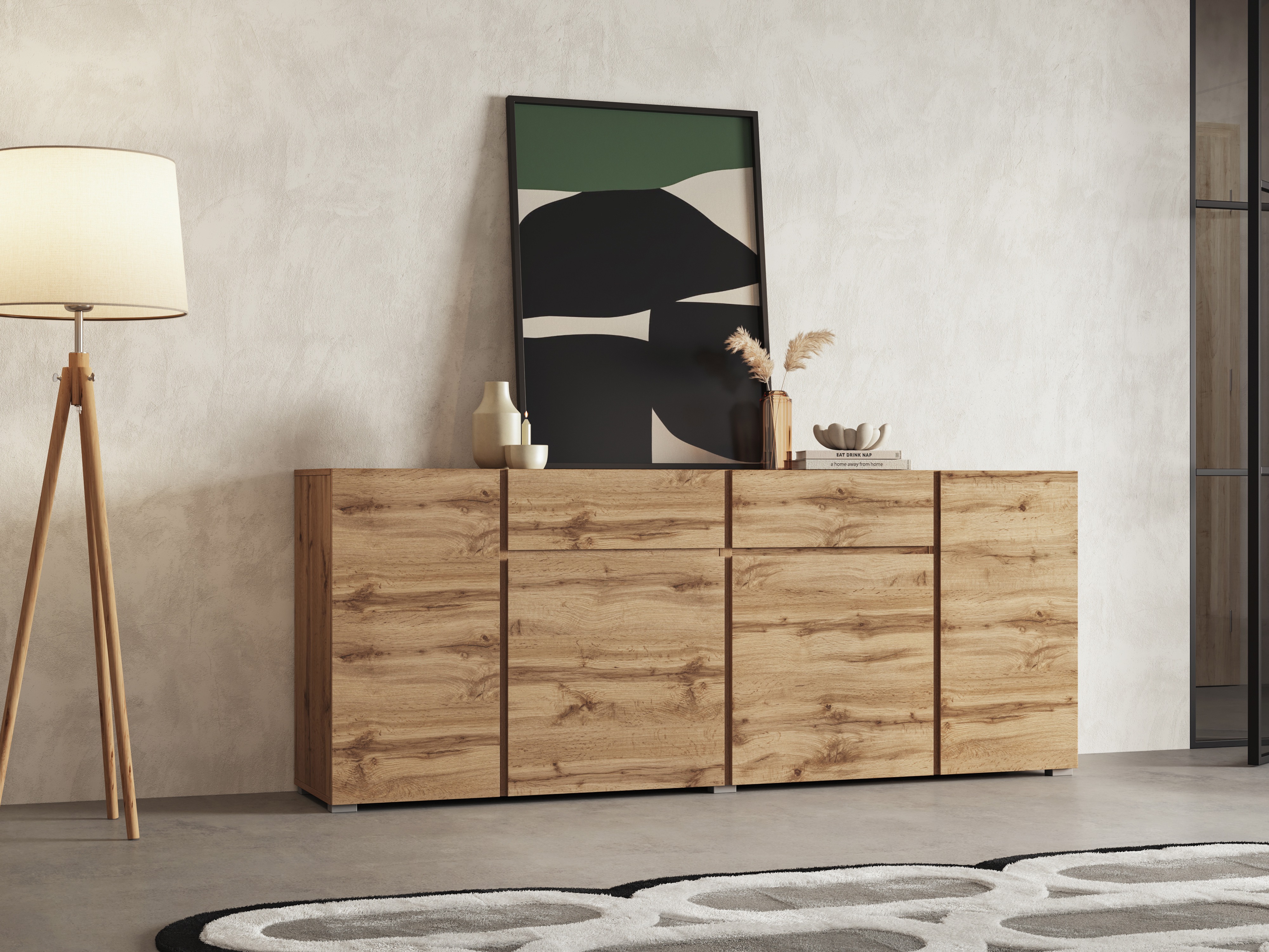 Cómoda Elbleve 103 (Roble wotan)