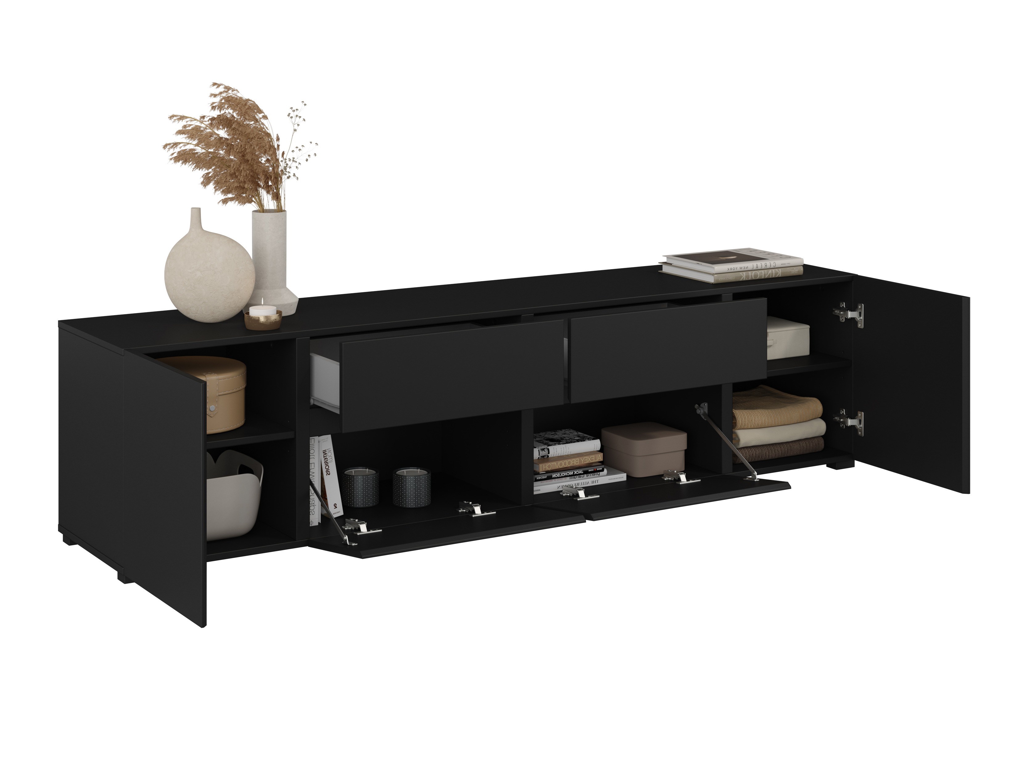 Conjunto de salón Elbleve 104 (Negro)