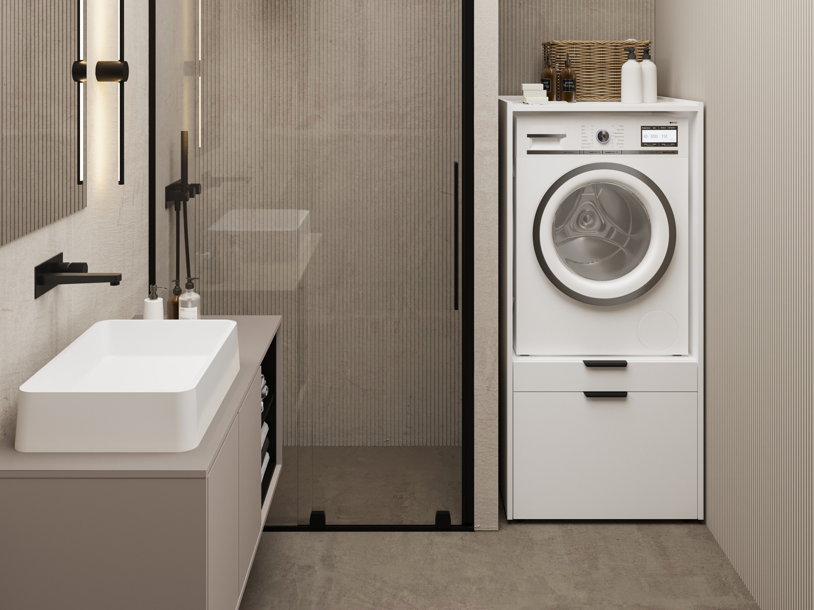 Estantería para baño Austin 376 (Blanco)