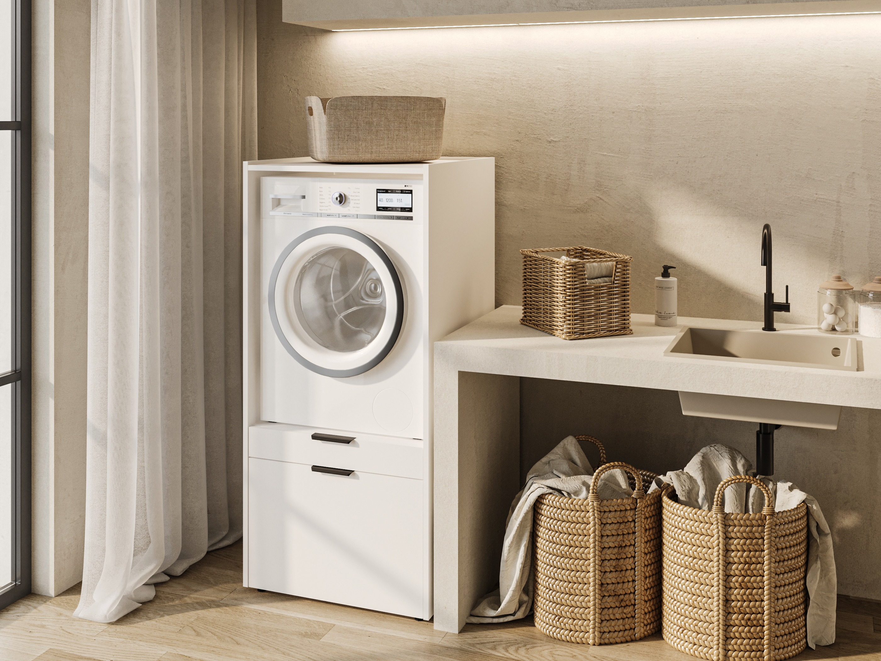 Estantería para baño Austin 376 (Blanco)