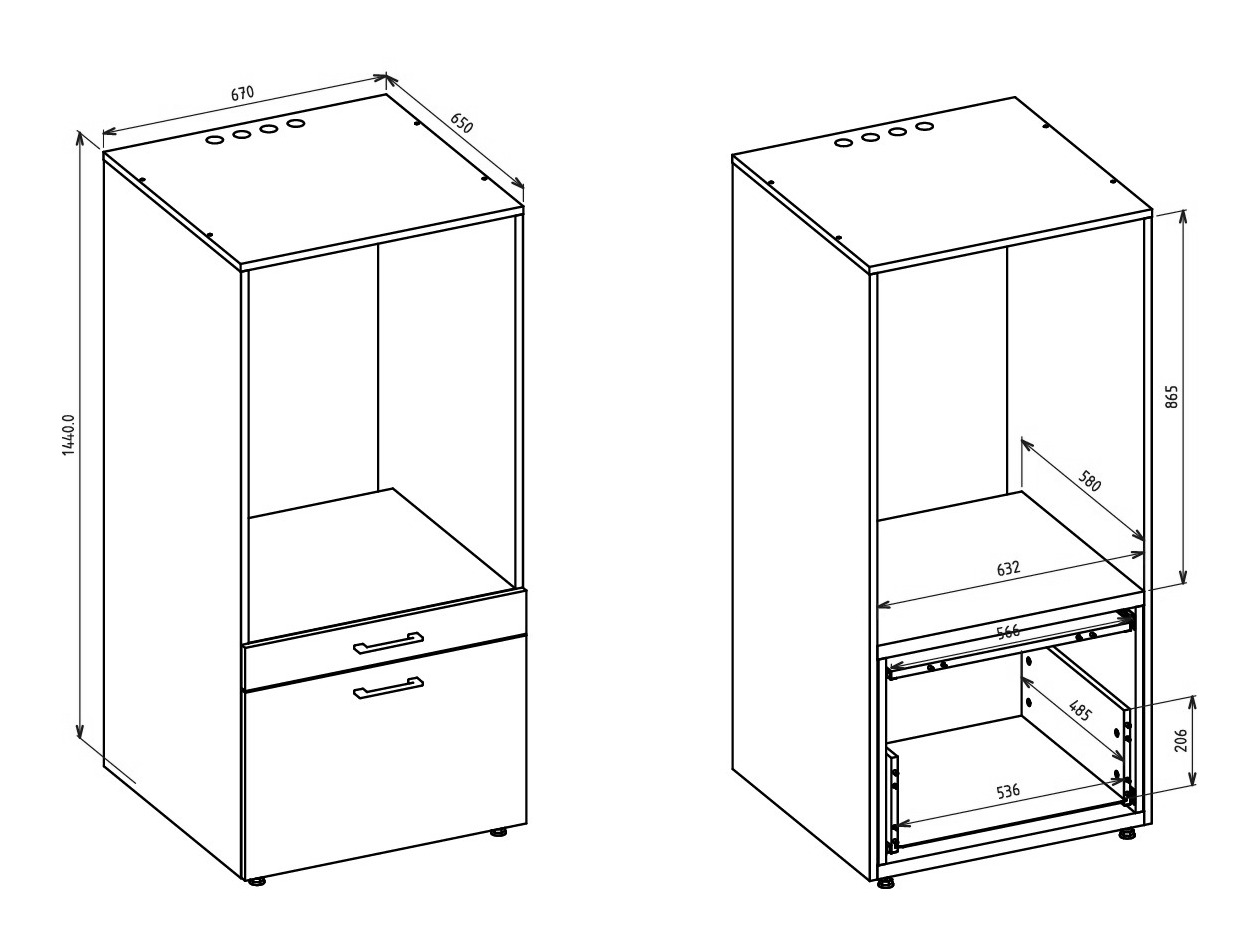 Estantería para baño Novdele 102 (Nogal)
